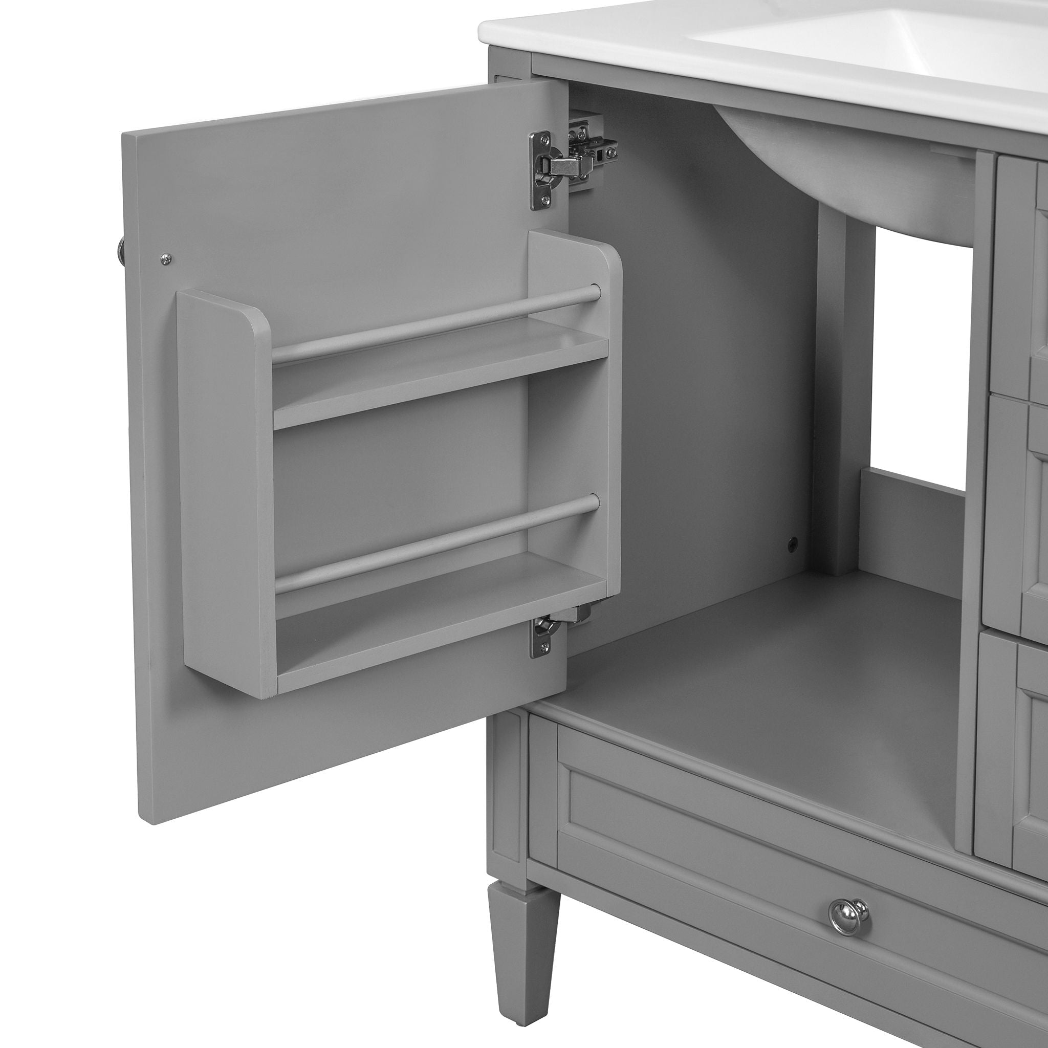 Bathroom Vanity With Sink, Storage Cabinet With 3 Drawers