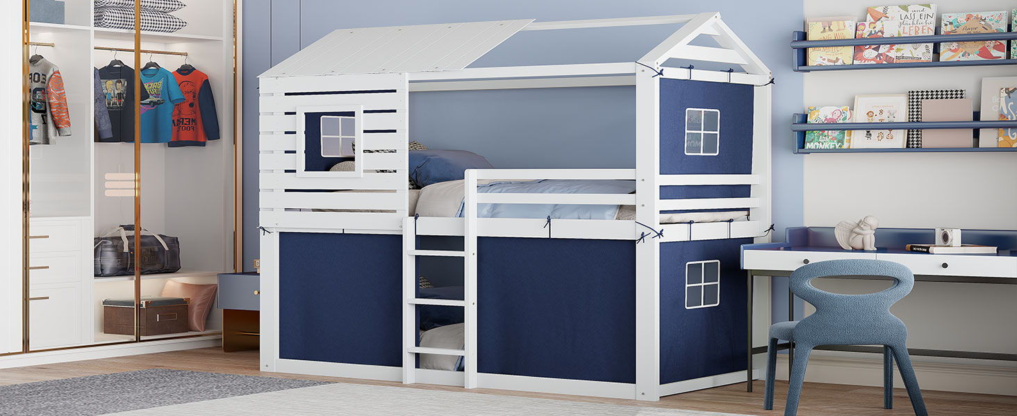 Bunk House Bed With Tent