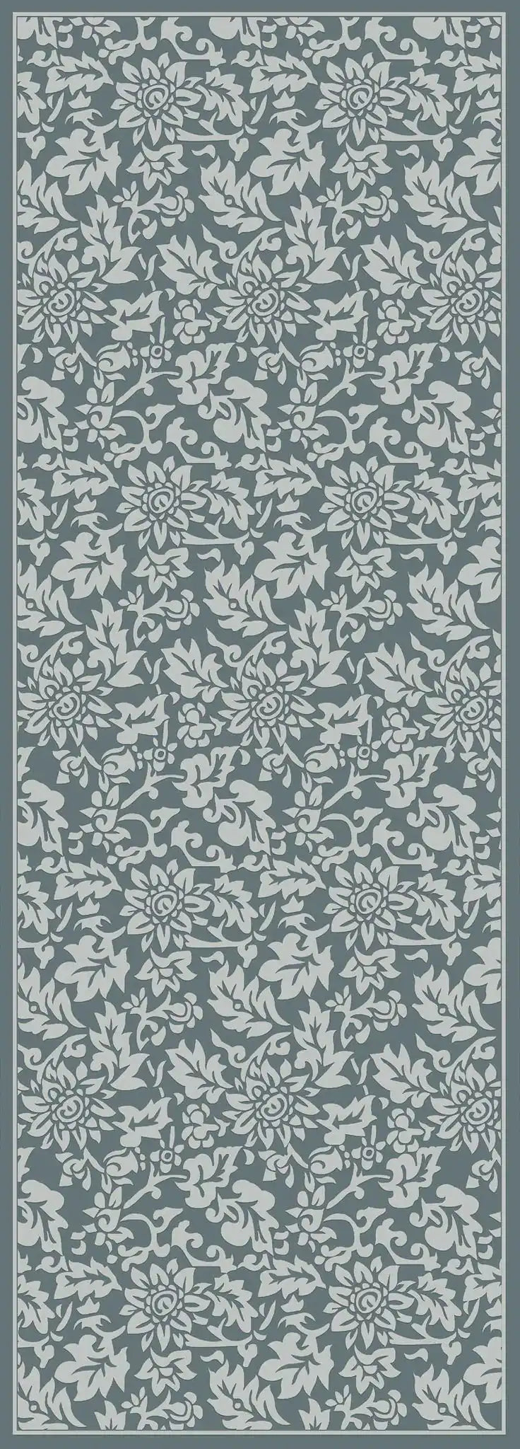 Macau - Non - Slip Accent Rug, Floral Charm