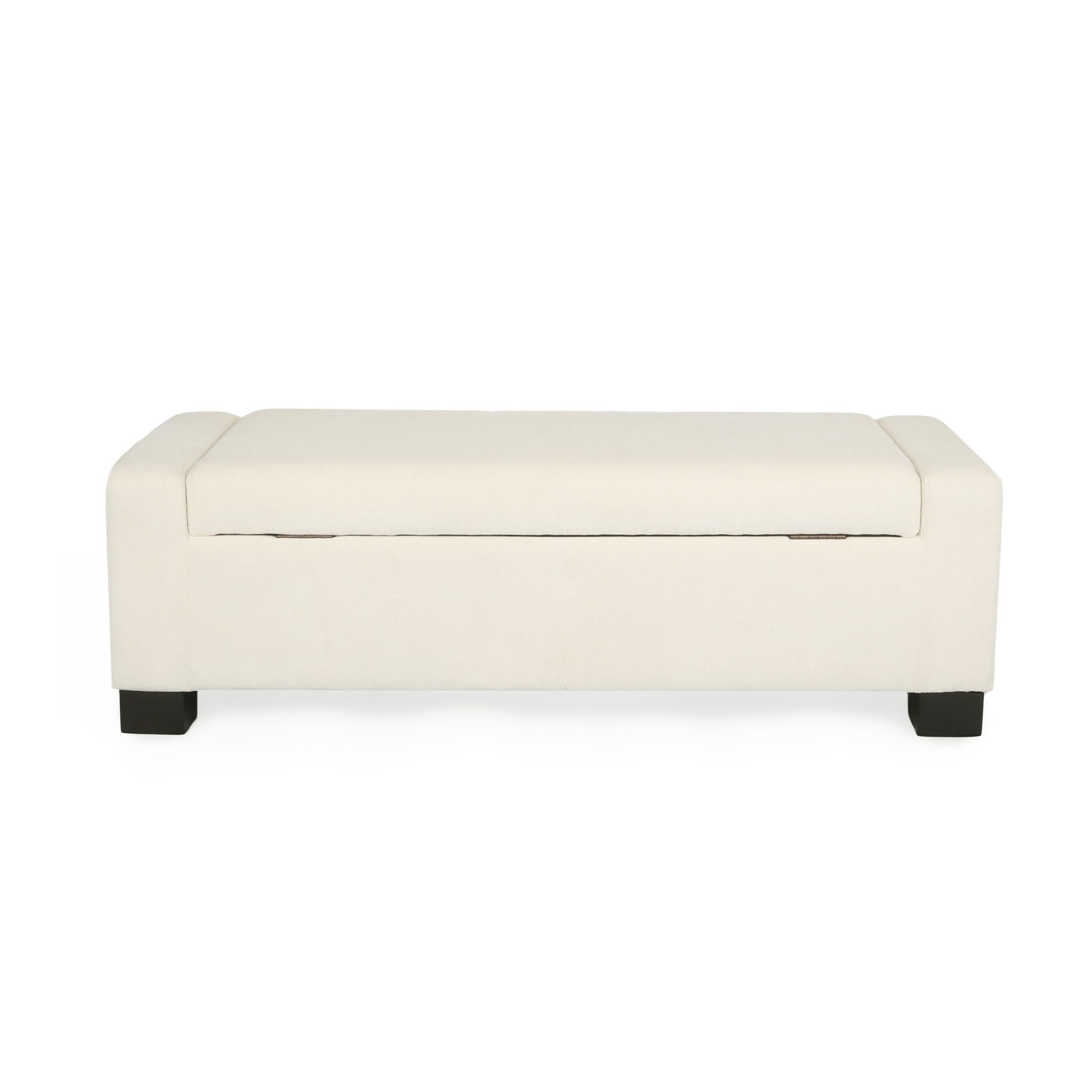 Textured Fabric Ottoman Bench With Hinged Lid - Best Buy Furniture