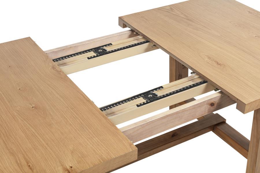 Middleton - Extension Leaf Dining Table - Natural Brown