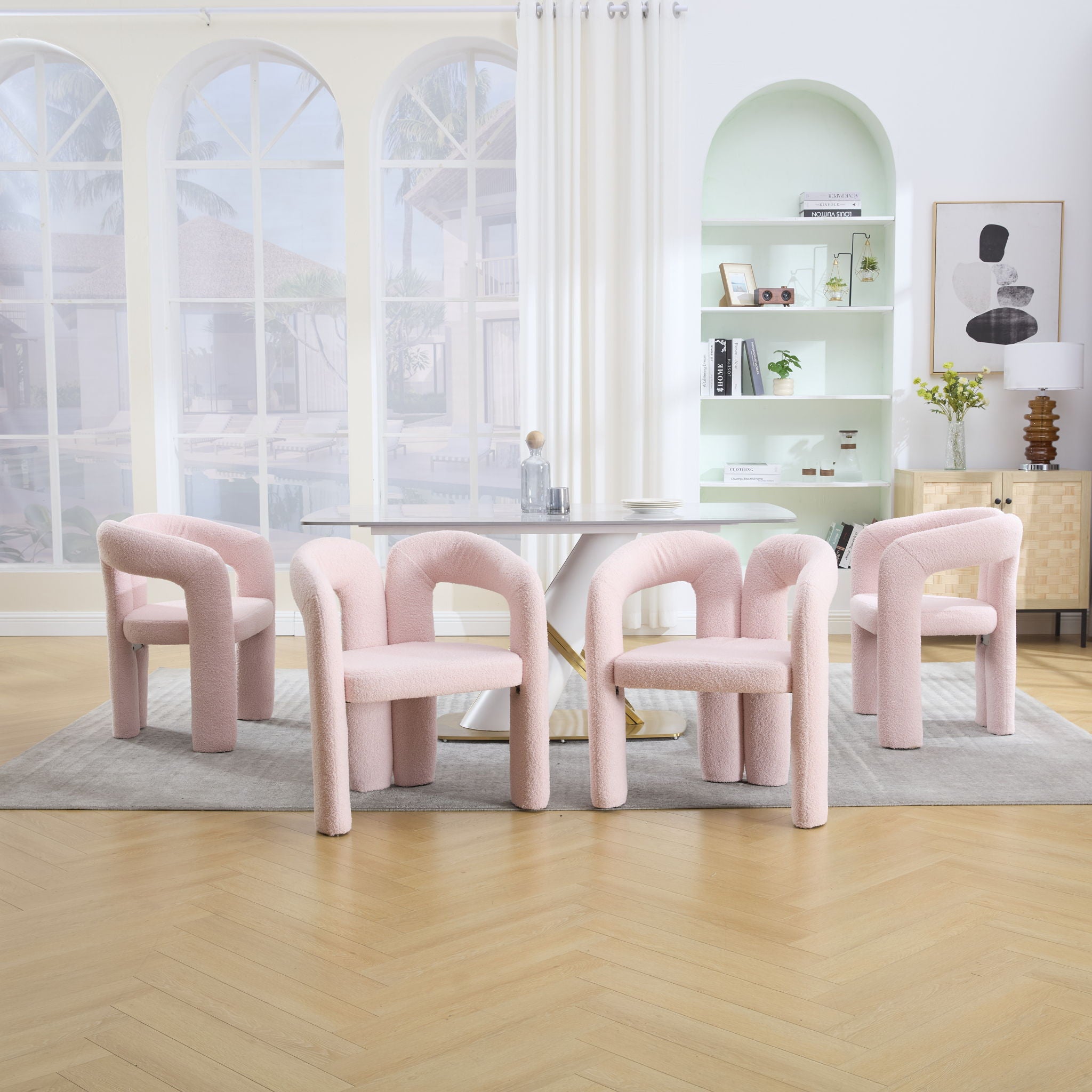Coolmore Contemporary Designed Accent / Dining Chair With Armrests