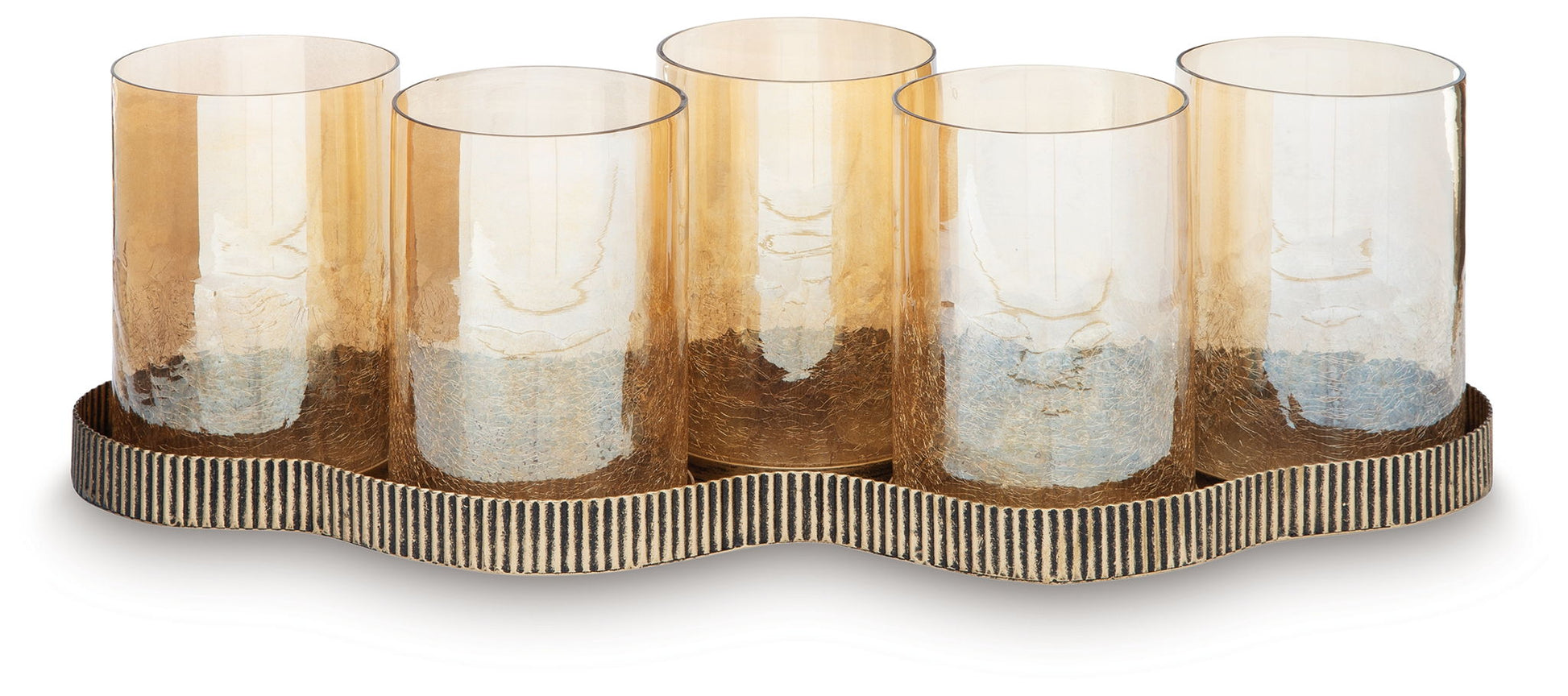 Evereton - Candle Holder - Antique Gold Finish - Best Buy Furniture