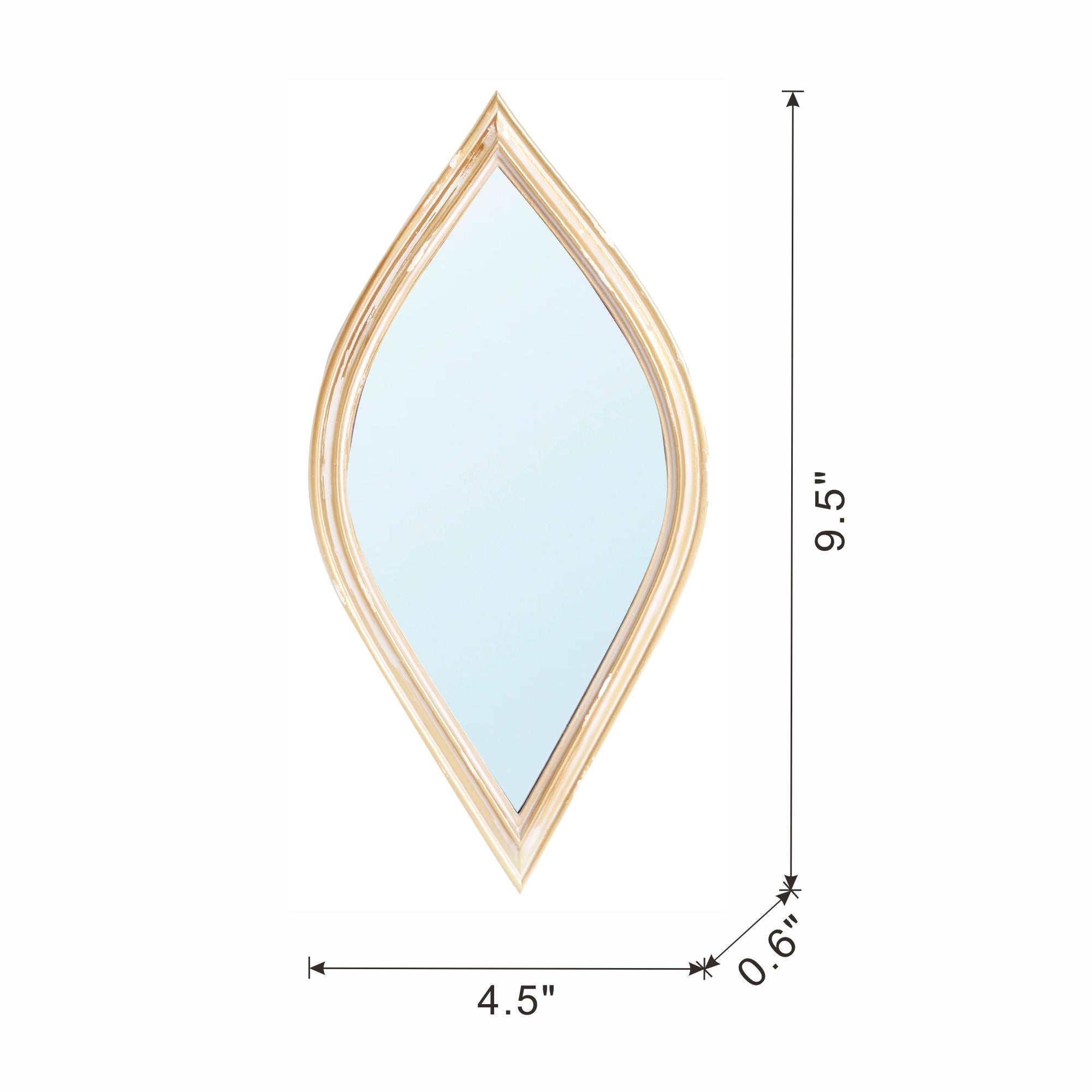 Small Decorative Mirror For Wall Decor, 2 Pieces Wall Accent