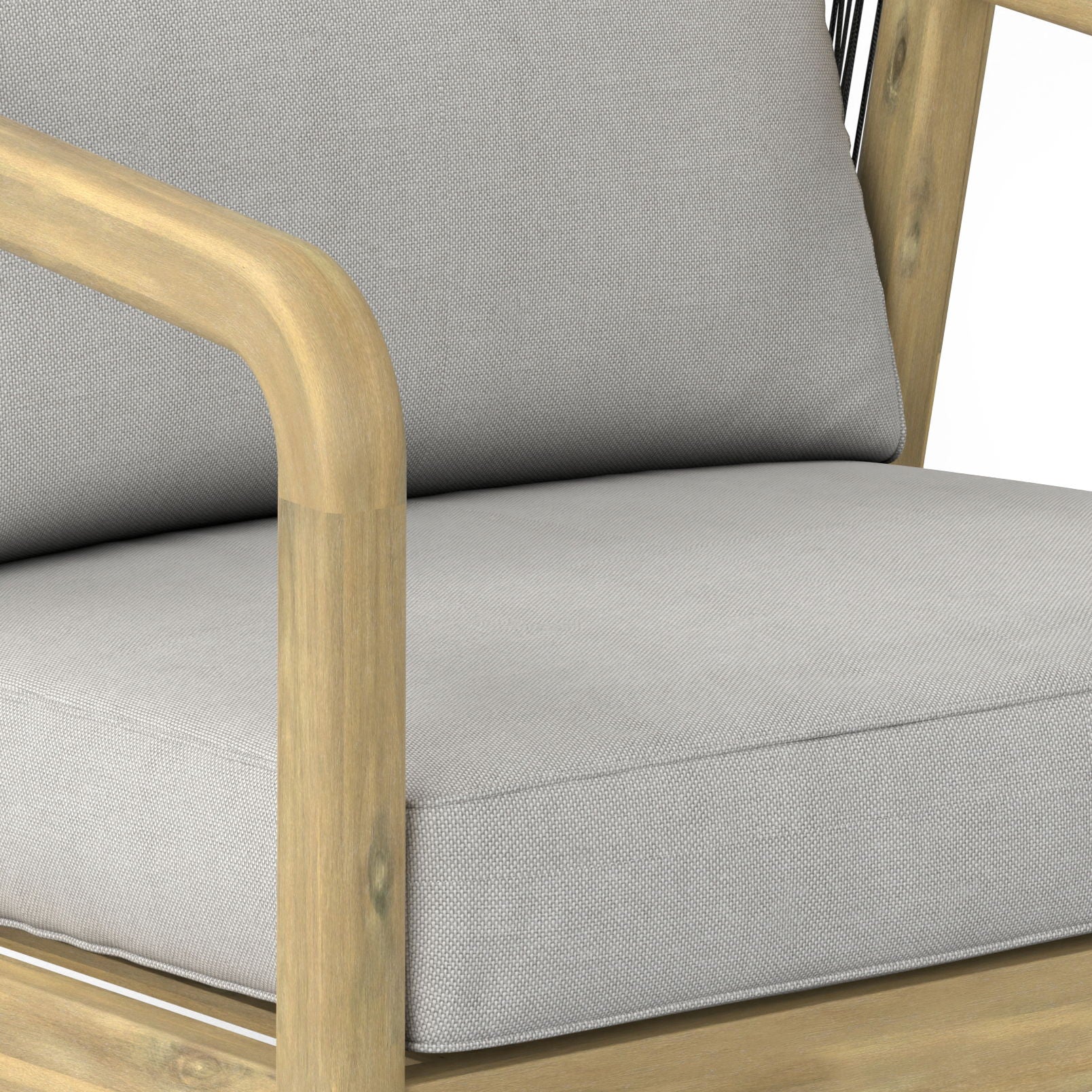 Palmetto - Outdoor Conversation Chair (Set of 2) - Stone Gray - Best Buy Furniture