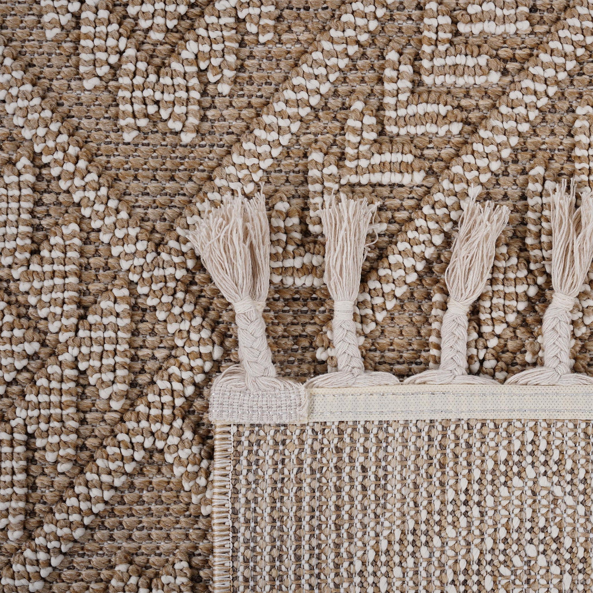 Guros - 6' X 9' Traditional Indoor / Outdoor Area Rug - Natural