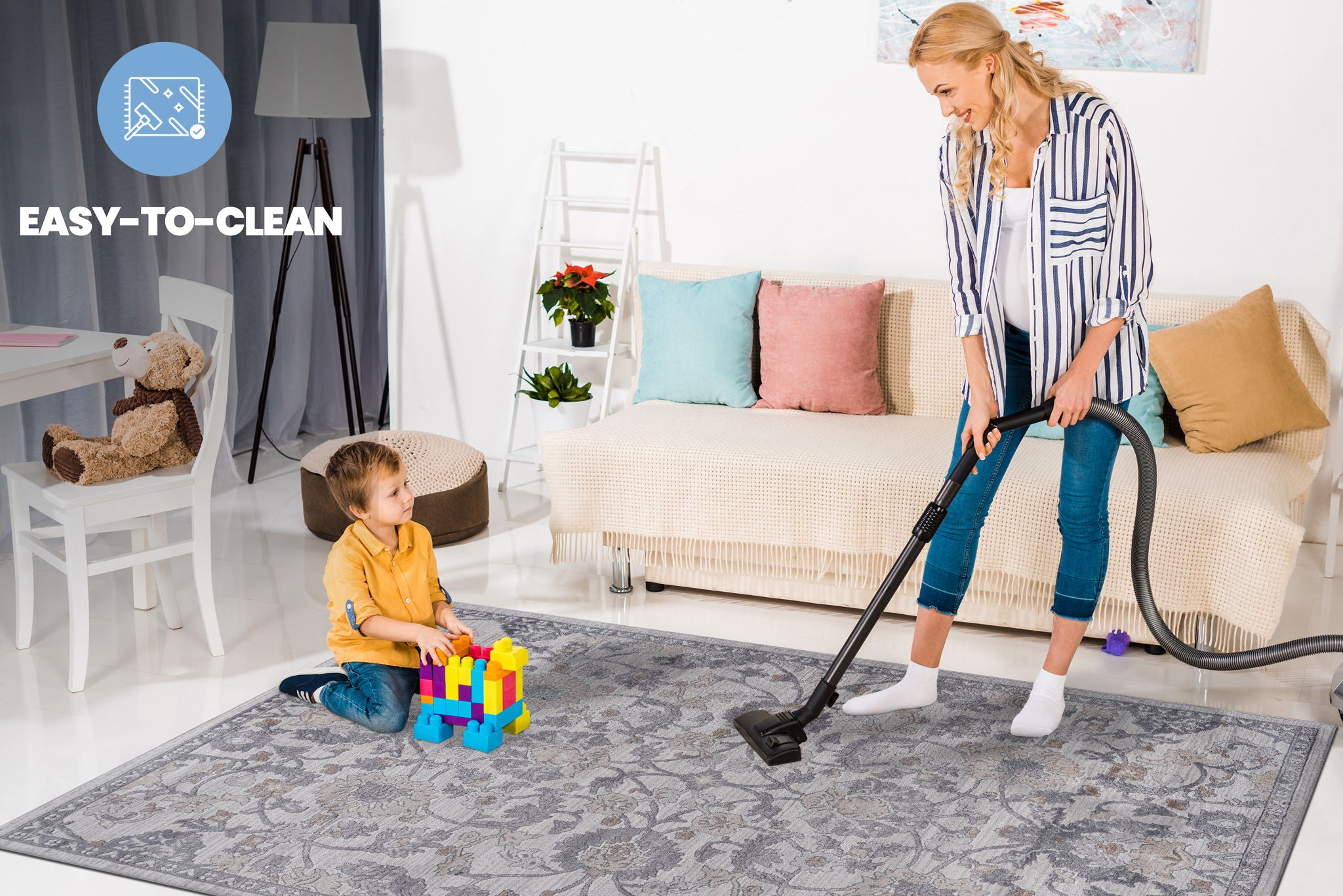 Marfi - Trendy Oriental Area Rug