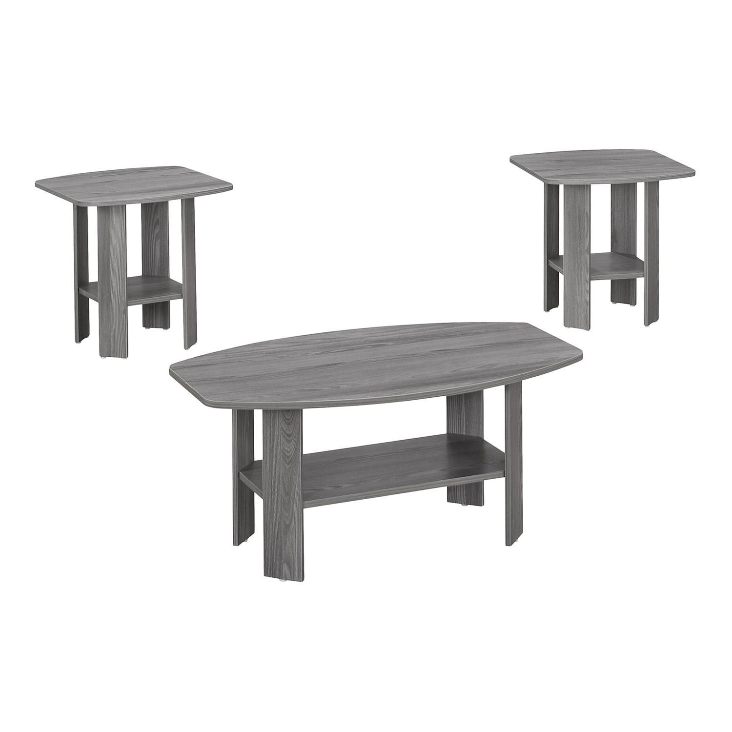 Table Set, Coffee, End, Side, Accent For Living Room (Set of 3)