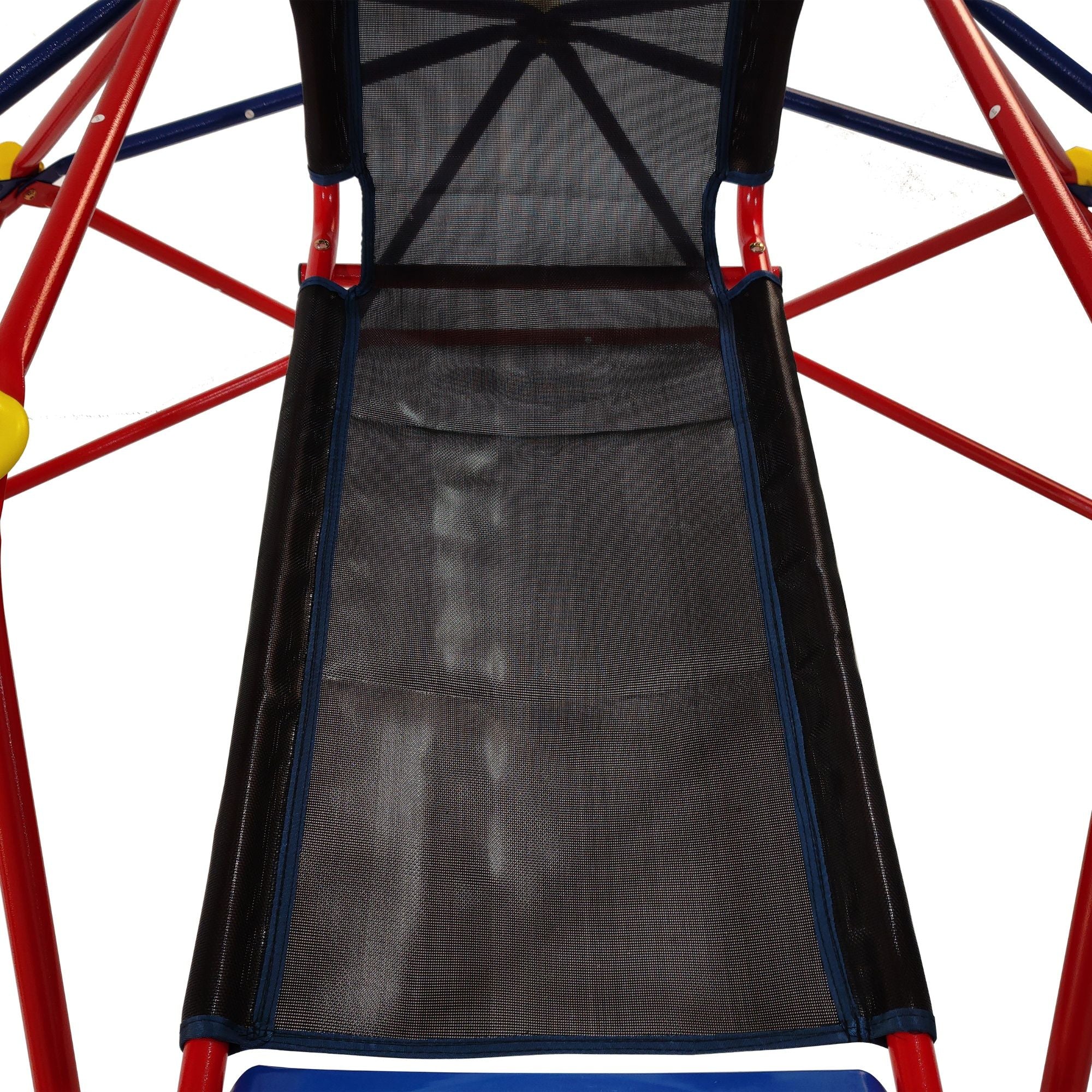 Innovative Dome Climber With Slide And Climbing Stones - Blue / Red