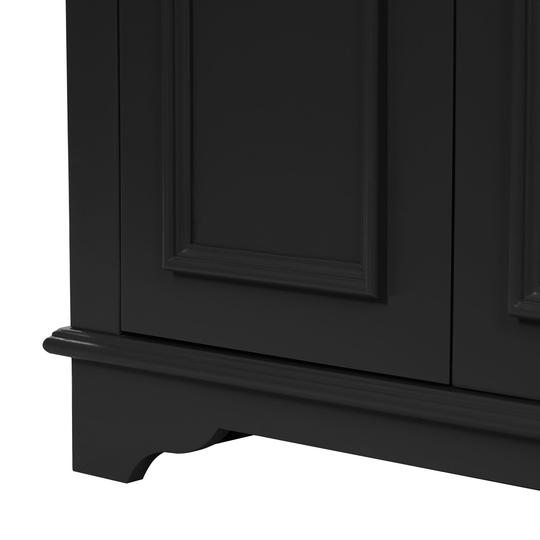 Bathroom Vanity With Integrated Sink, 2 Door Cabinet With Tip Out Drawer, Rectangular Design