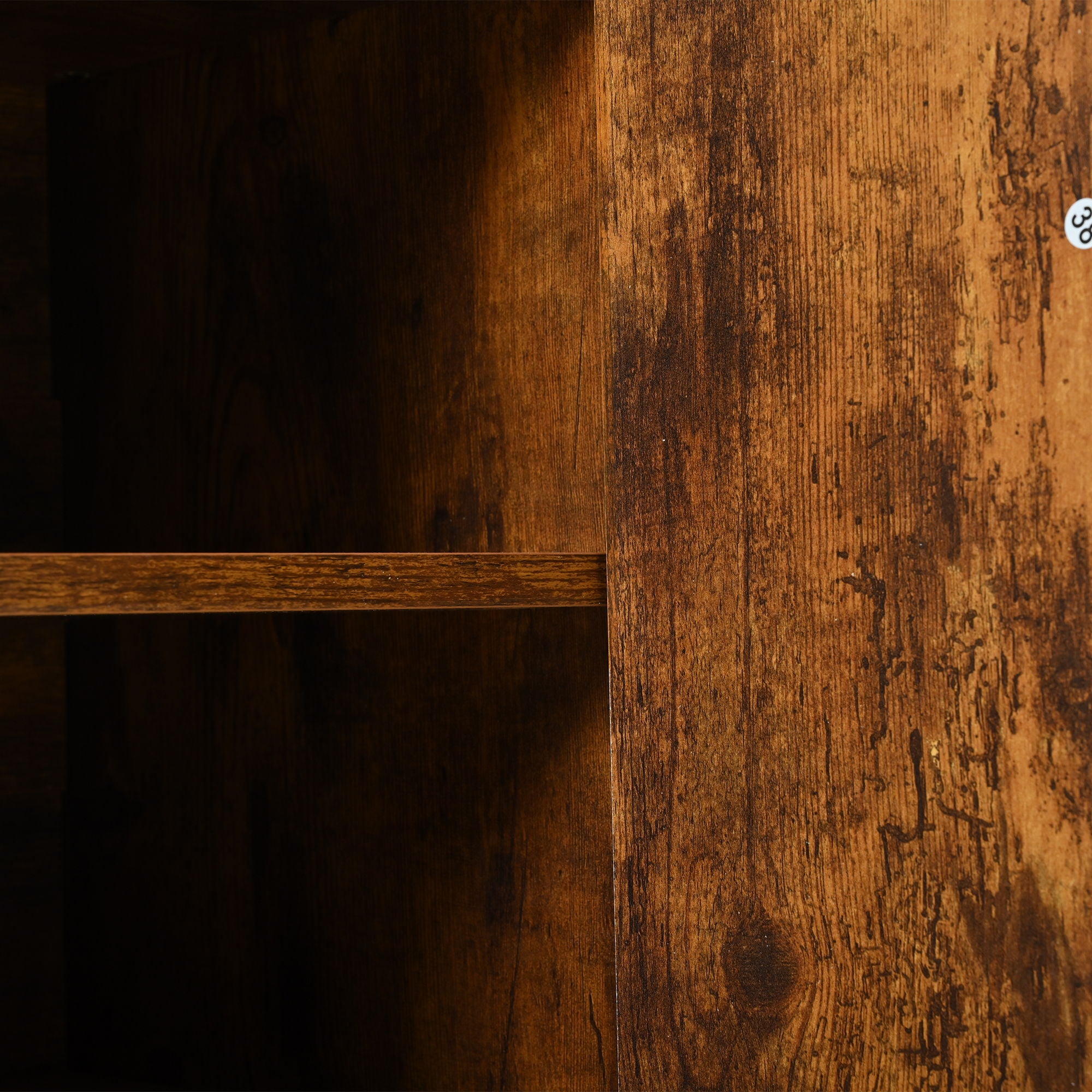 Minimalist 4 Door Shoe Cabinet With Coat Rack, 3 Drawers, 8 Shelves, Metal Hooks And Handles