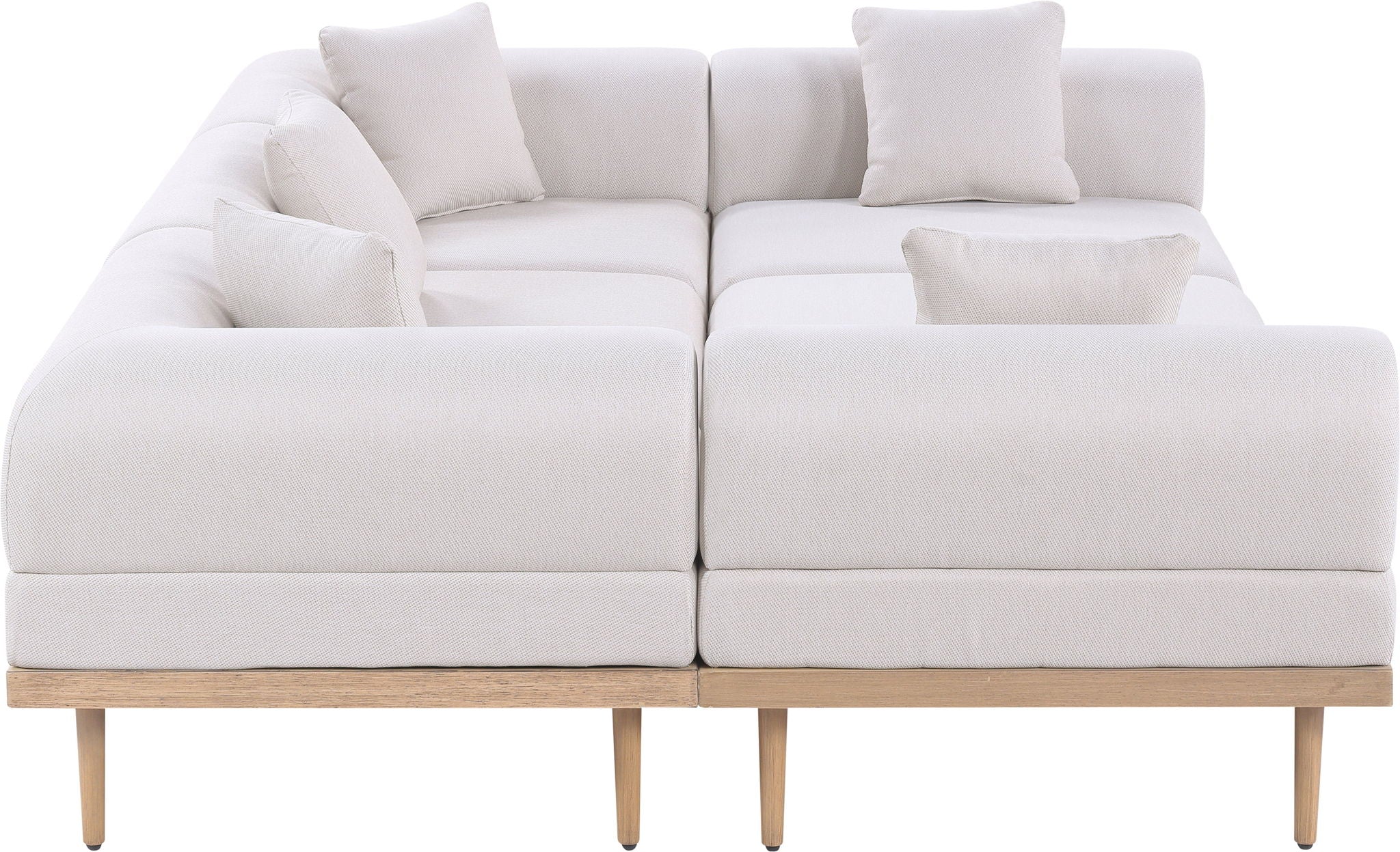 Laguna - 6 Piece 142" Outdoor Patio Modular Sectional