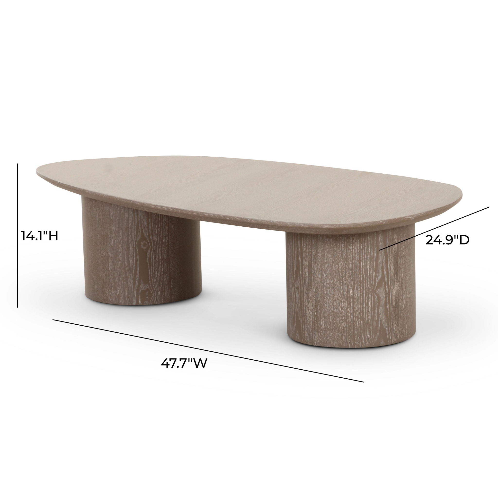 Rhema - Oblong Coffee Table - Washed Ash