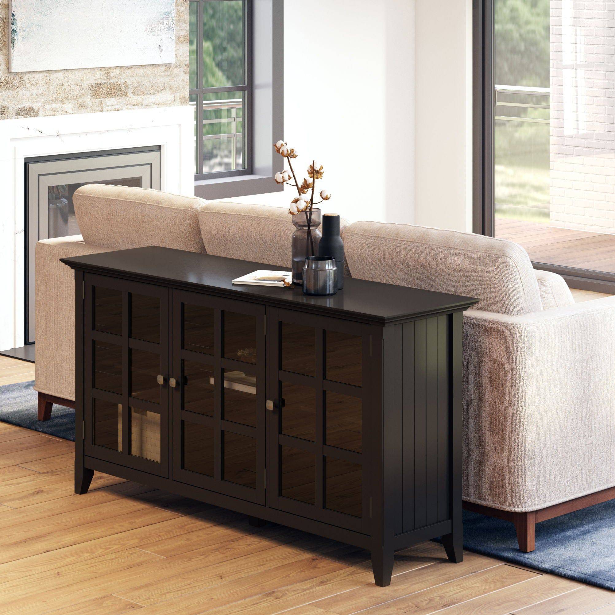 Acadian - Wide Storage Cabinet Handcrafted - Best Buy Furniture