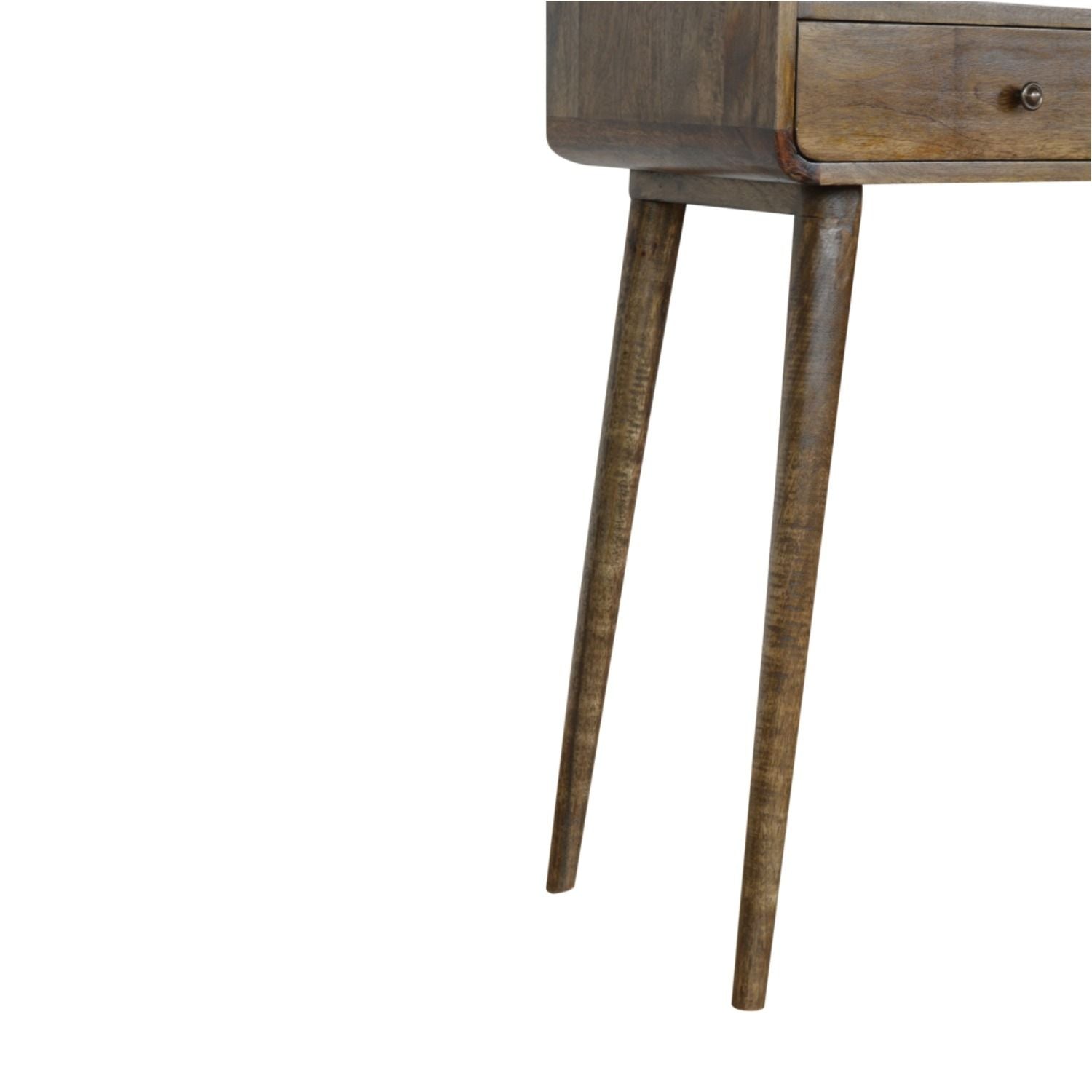 Solid Wood Curved Console Table