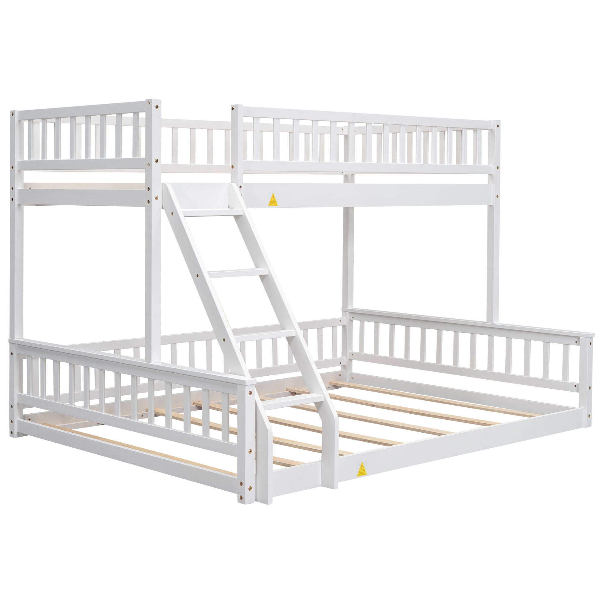 Bunk Bed With Ladder And Guardrails