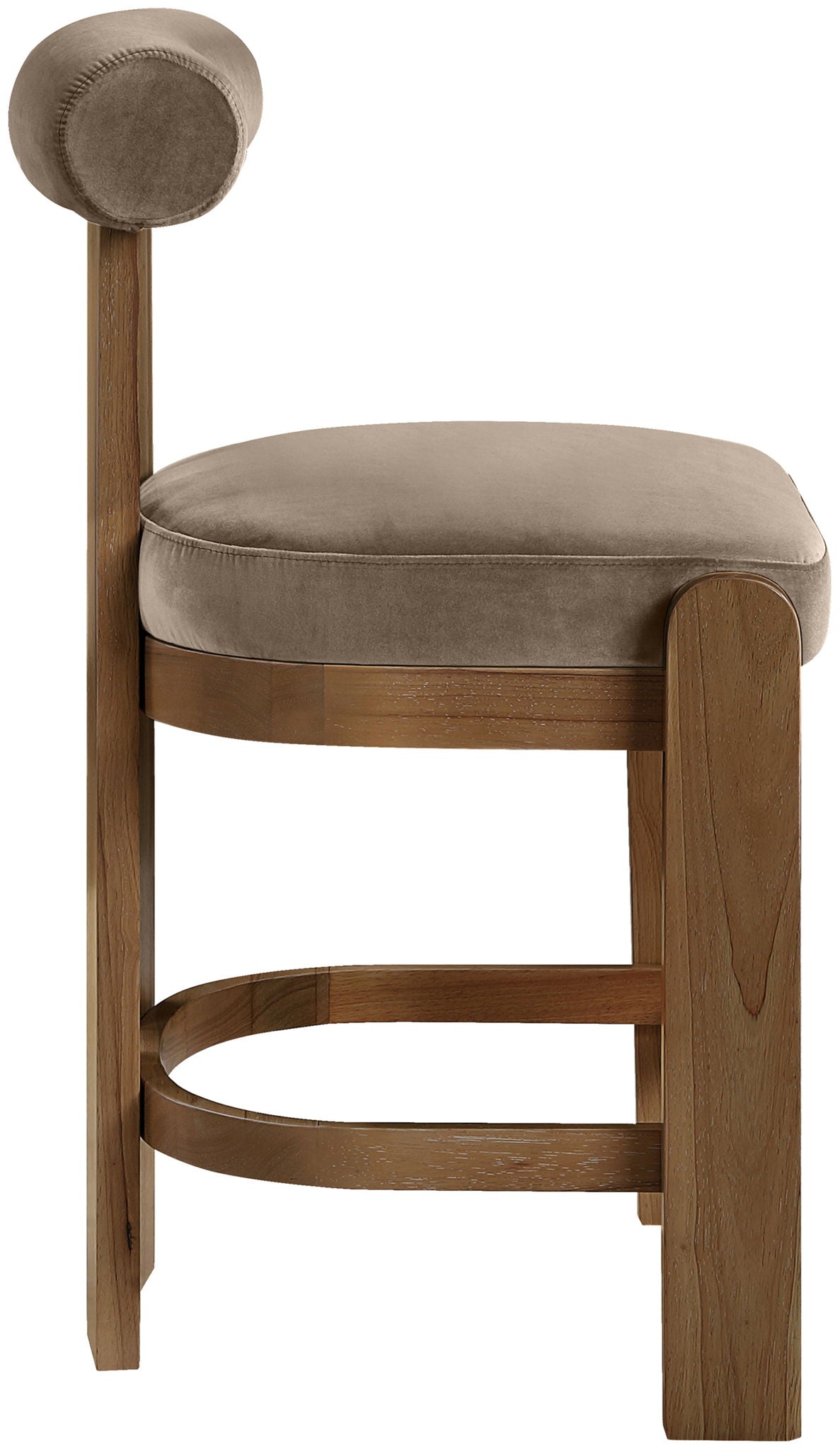 Arienzo - Velvet Upholstered Counter Stool (Set of 2) - Best Buy Furniture