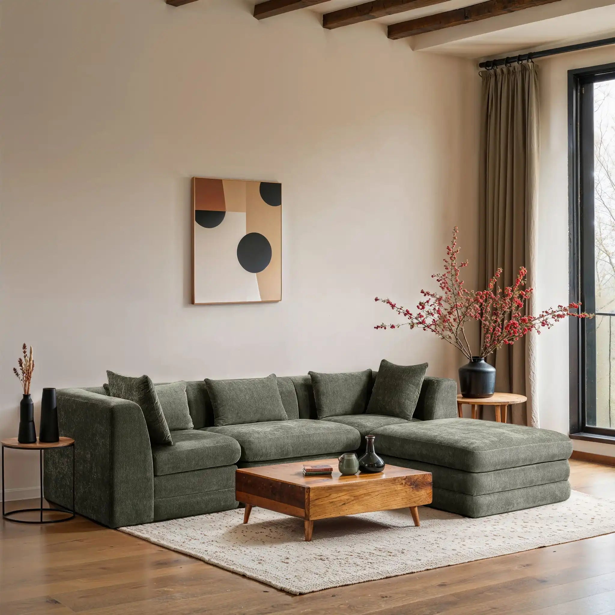 Stellar - 4 Piece Upholstered Modular Sectional