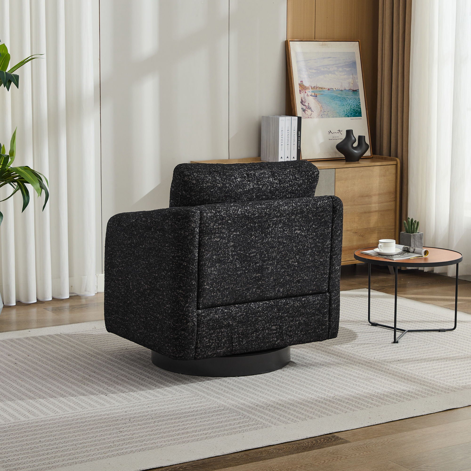 Swivel Accent Chair, 360 Degree For Living Room