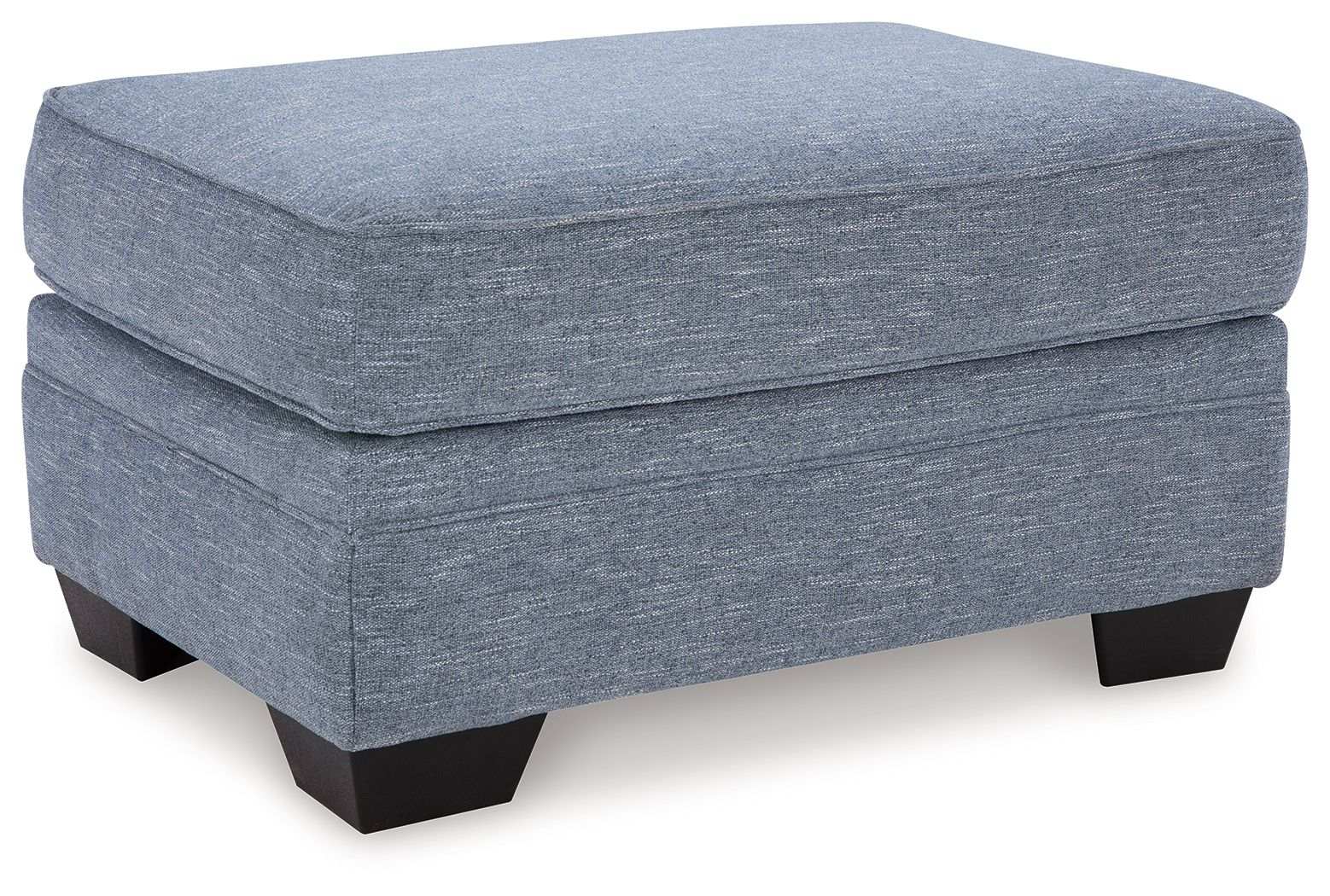 Carissa Manor - Ottoman - Denim - Best Buy Furniture