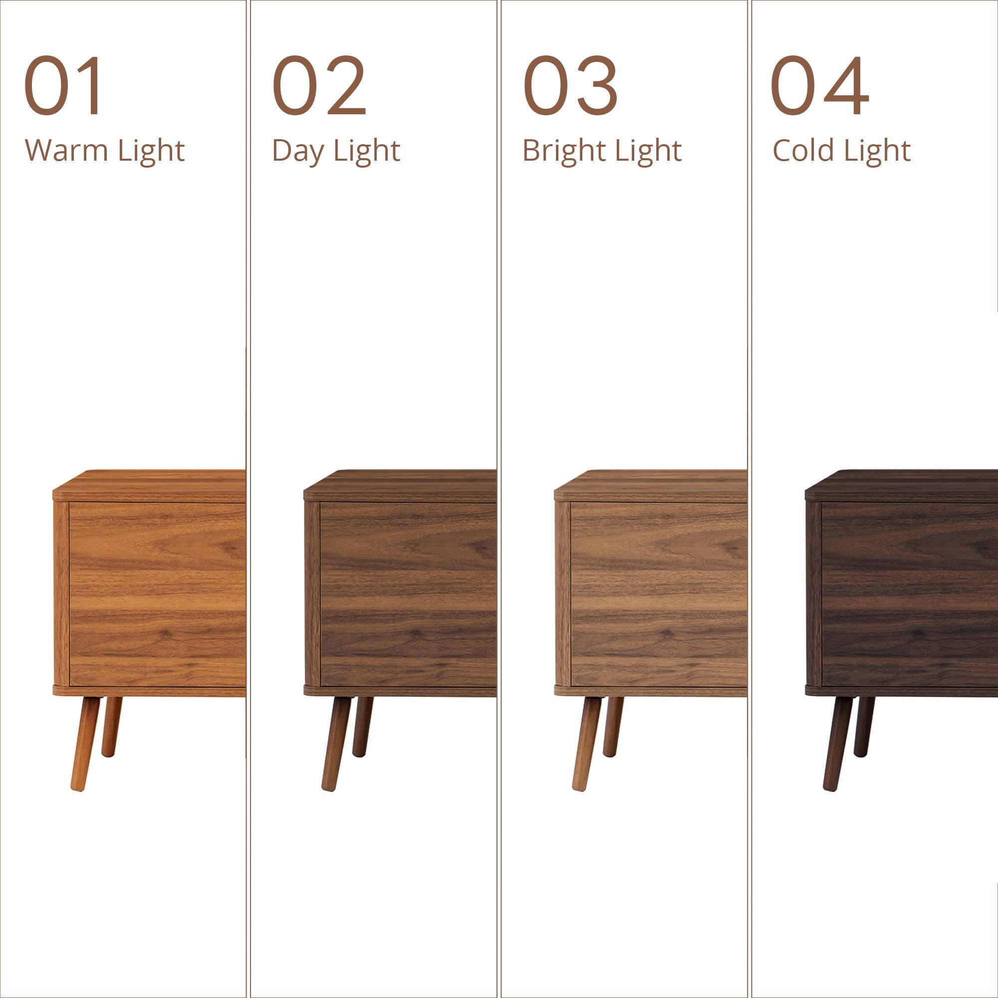 TV Stand For TVs Up To 85" With Soft-Close Doors, Open Shelf, Cable Management - Walnut