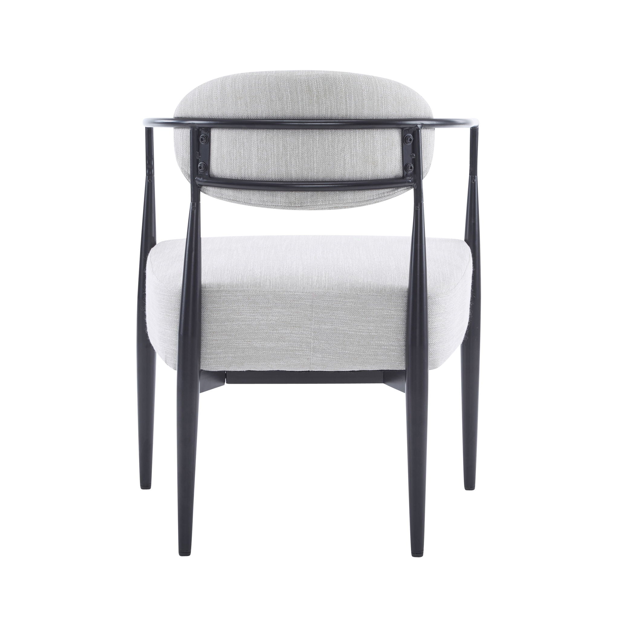 Modern Upholstered Accent Armchair With Pocket Spring Seat