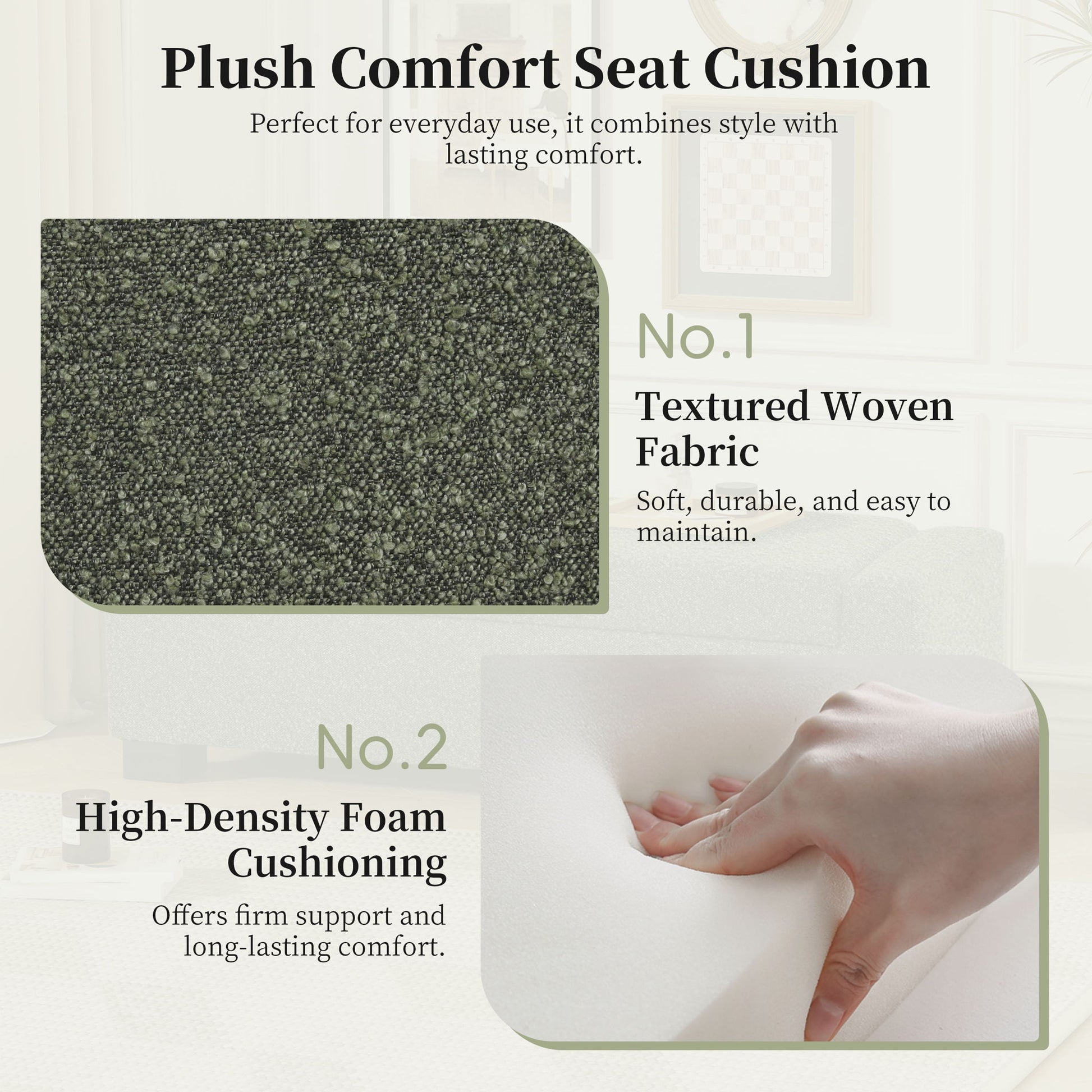 Textured Fabric Ottoman Bench With Hinged Lid - Best Buy Furniture