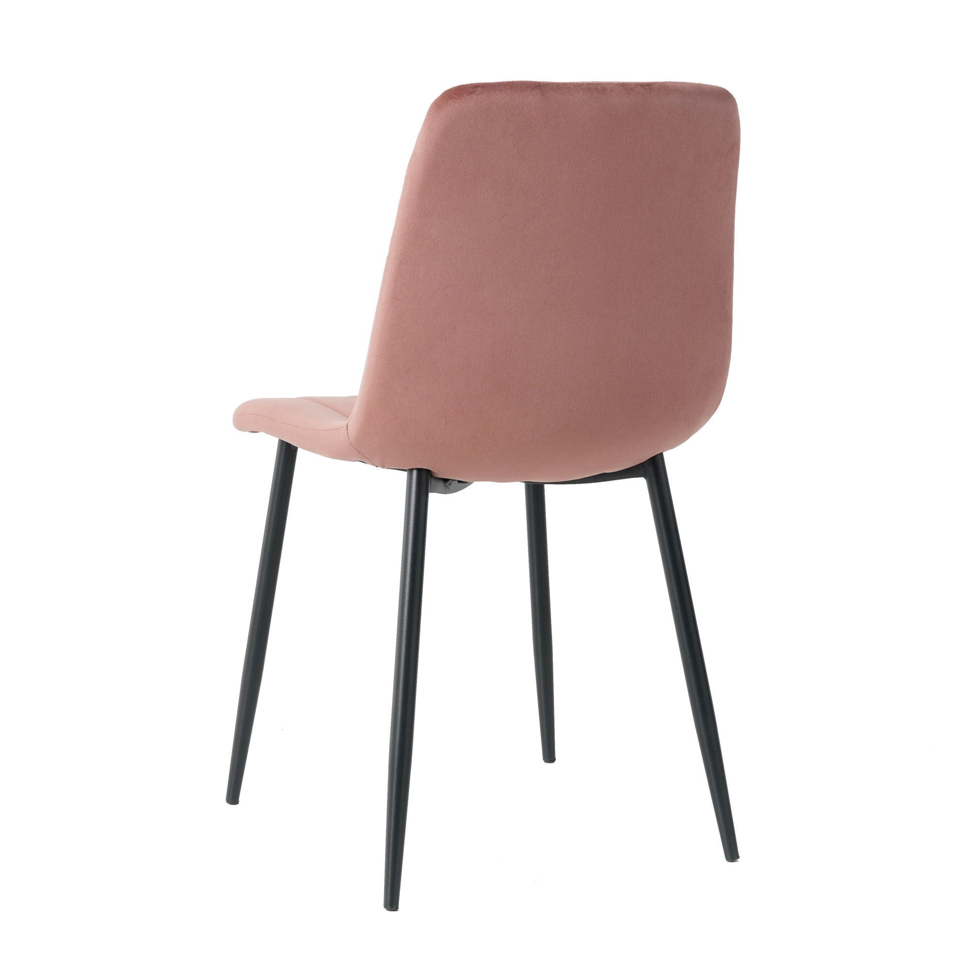 Dining Chair, Modern Kitchen Dining Chair With Cushion Back, Upholstered Side Chair With Coated Metal Legs, Family Kitchen Dining Room And Living Room