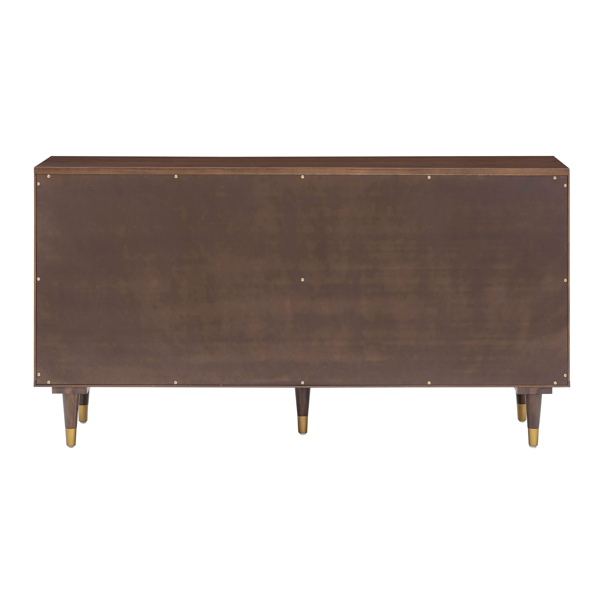 Sierra - 6-Drawer Dresser - Dark Chocolate Brown