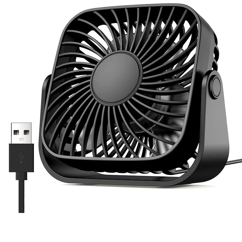 USB Powered Handheld Fan 5V Plug-In Portable Cooling Fan