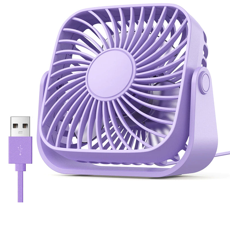 USB Powered Handheld Fan 5V Plug-In Portable Cooling Fan