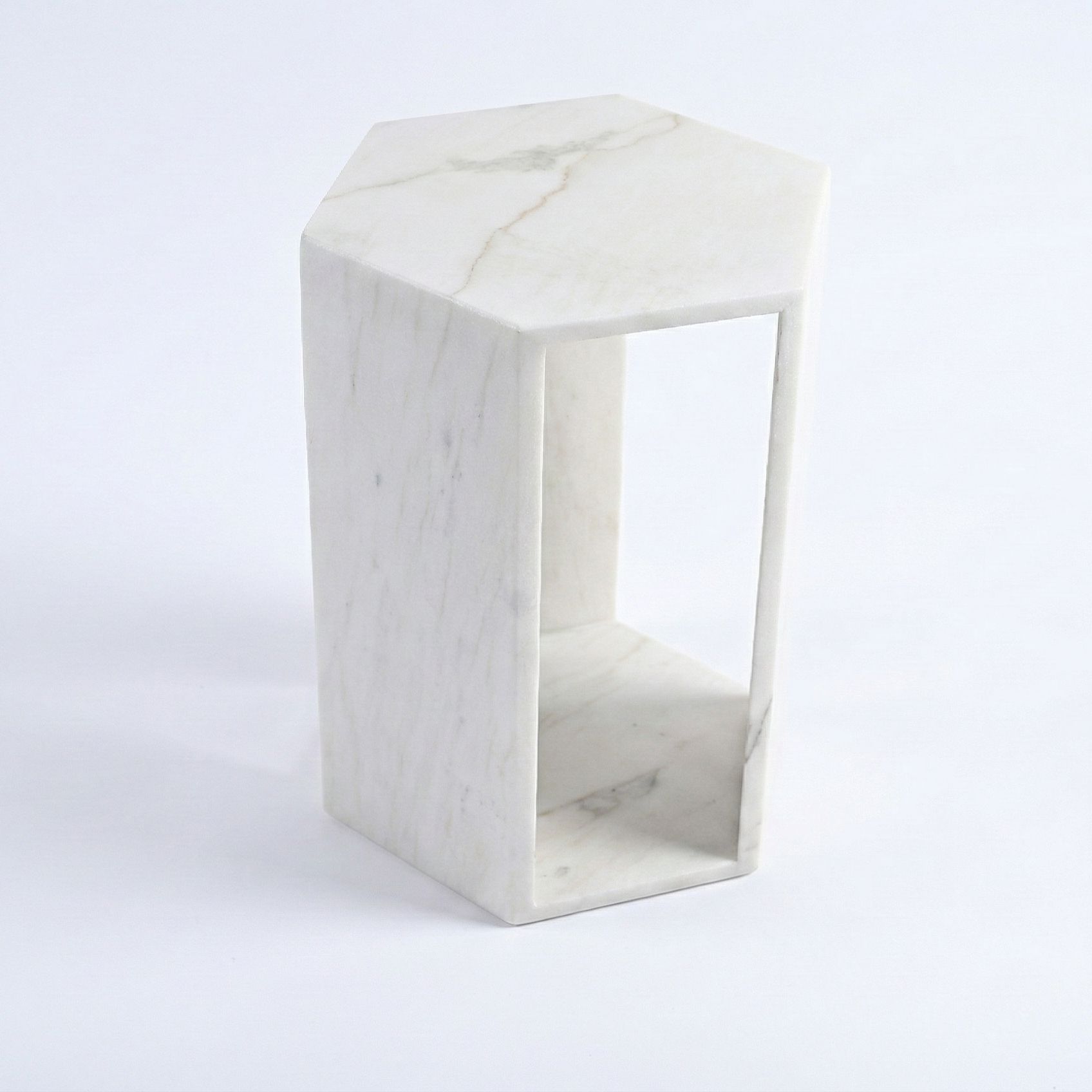 Modern Minimalist Hexagon Side Table