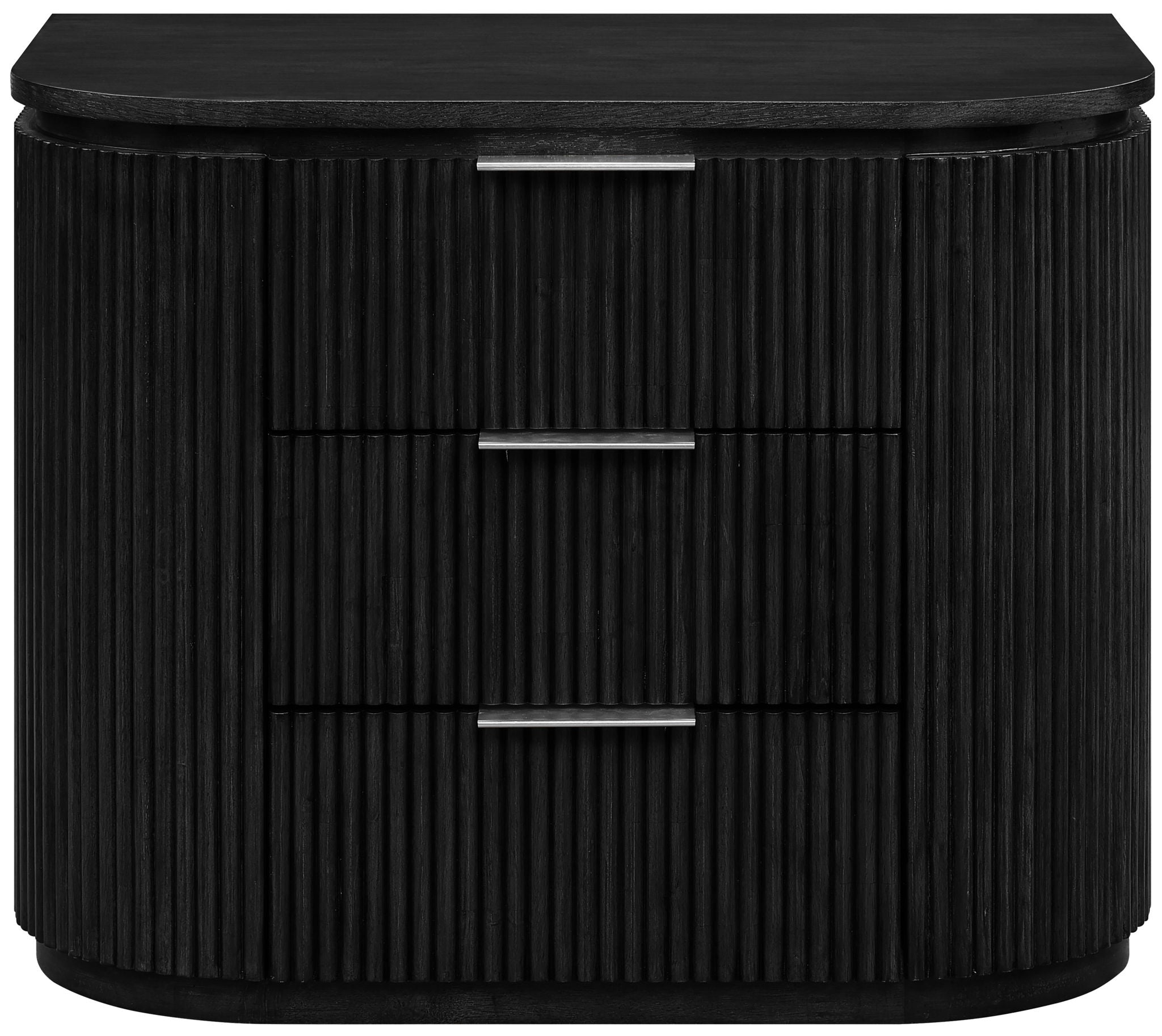 Astrid - Solid Wood And Oak Veneer Nightstand