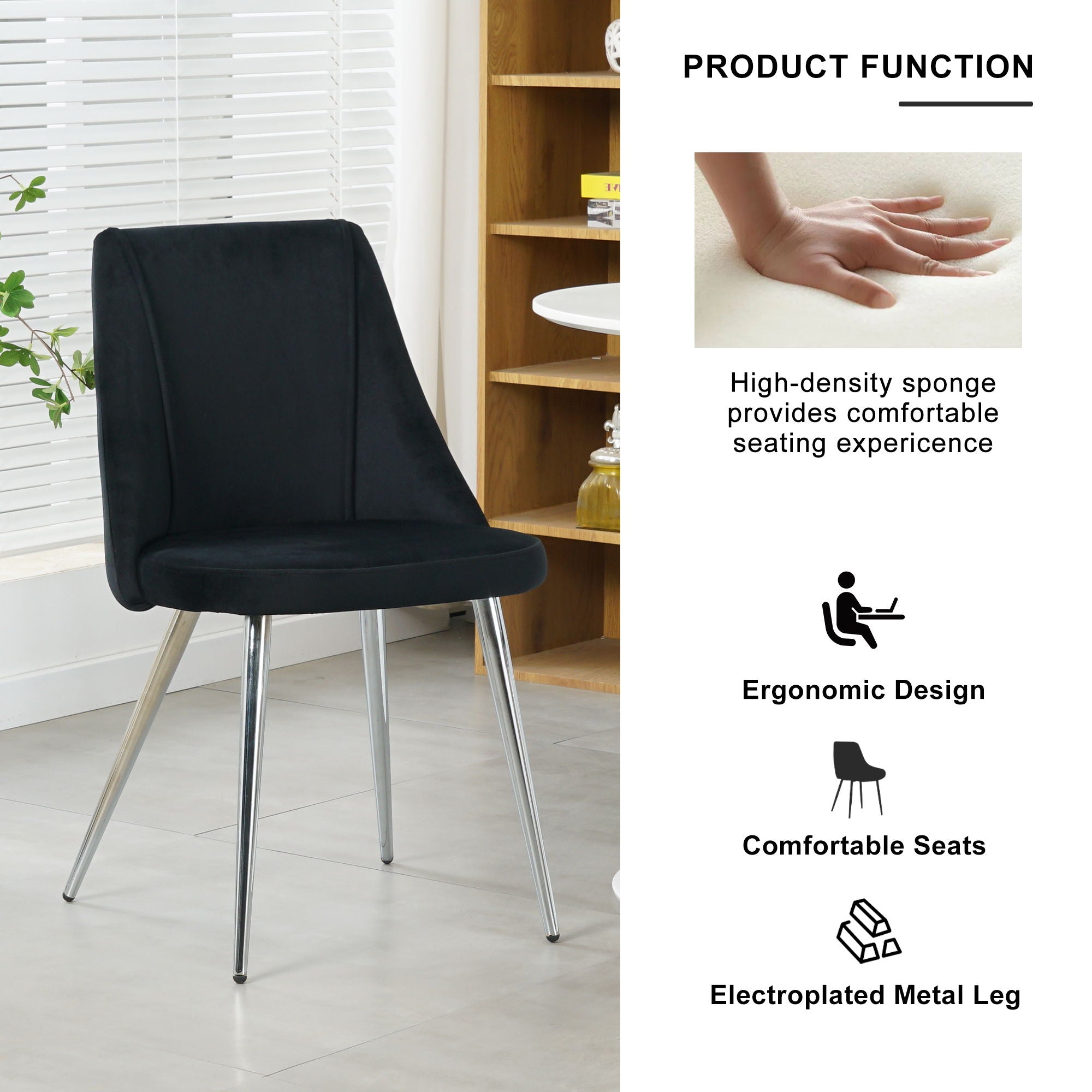 Modern Velvet Dining Chair