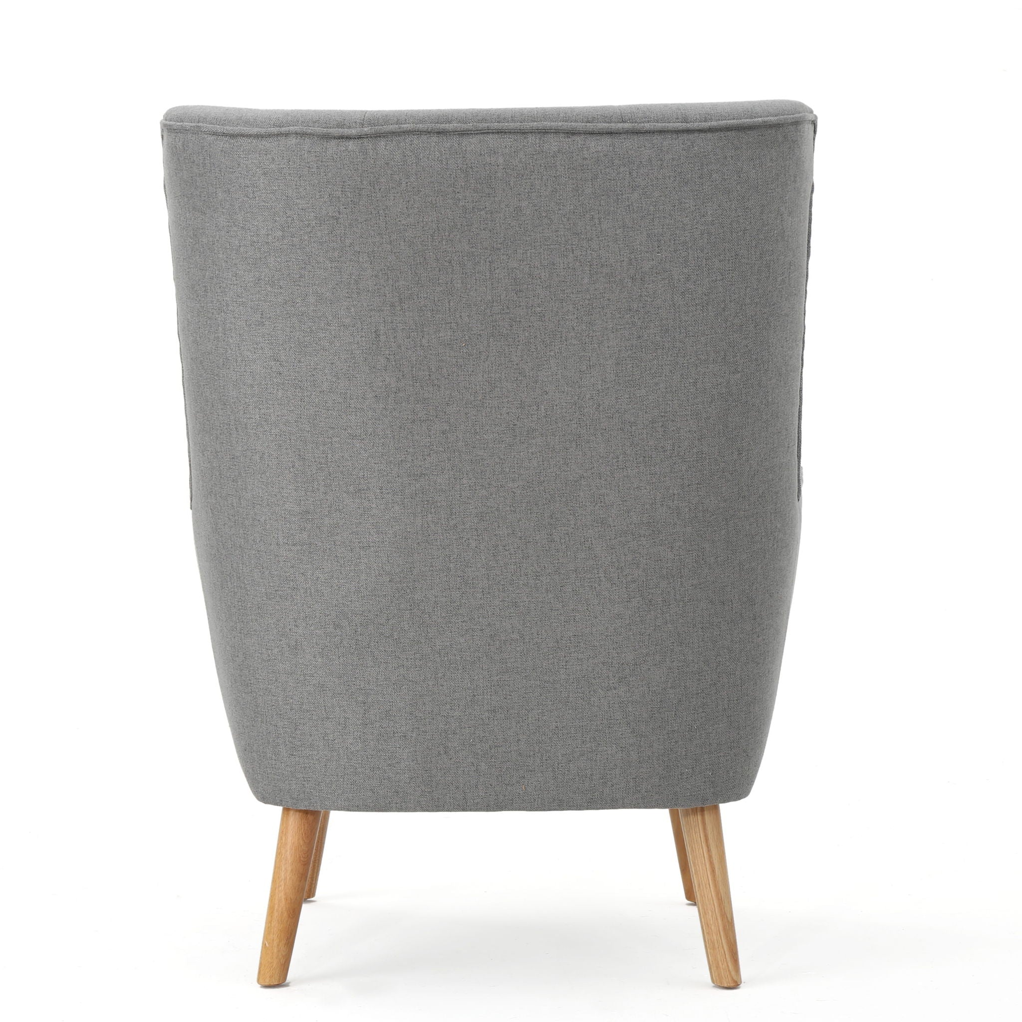 Club Chair With Rubberwood Legs