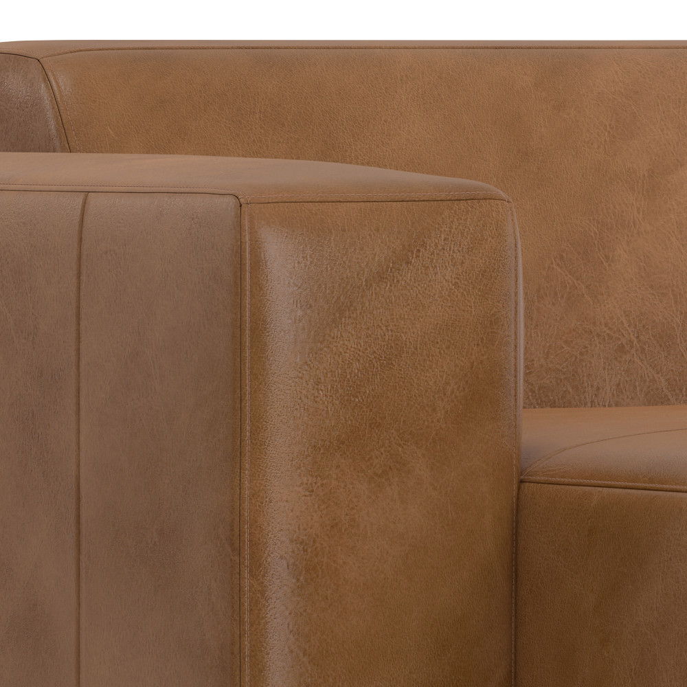 Rex - Left Chaise Sofa Module - Brown