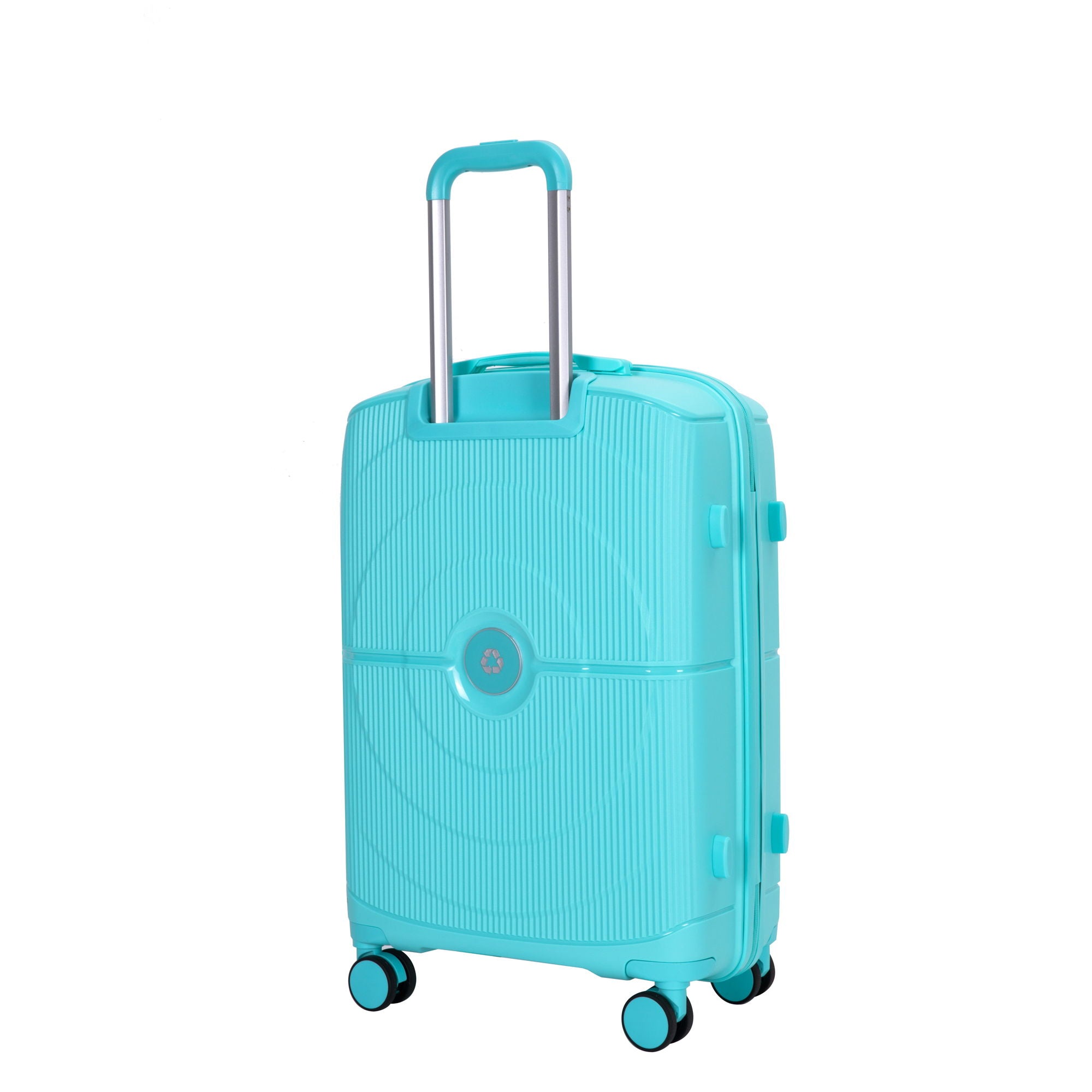 3 Piece Set Expandable Hardshell Suitcase Double Spinner Wheels
