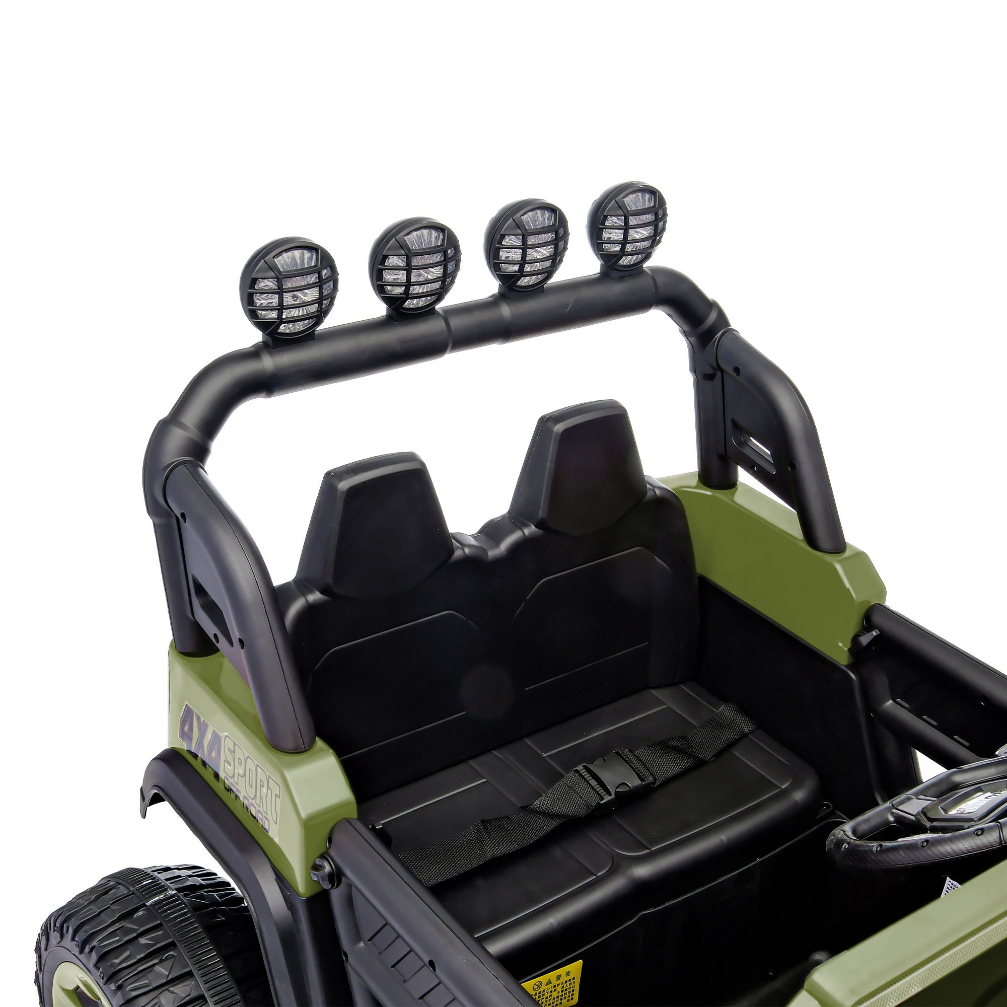 Electric Car With Remote Control, Colorful LED Lights, USB & MP3