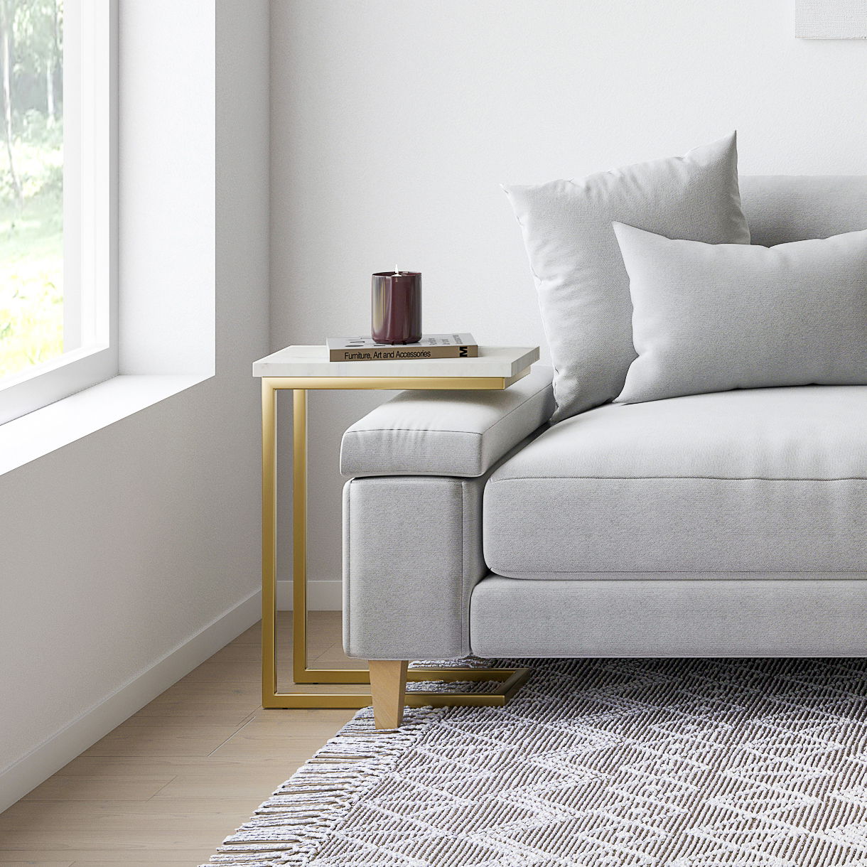 Skyler - C Side Table Handcrafted - Best Buy Furniture