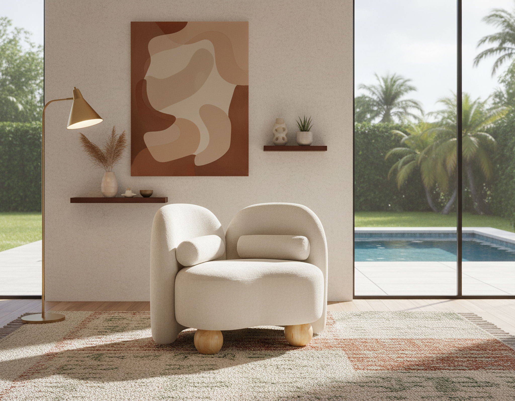 Daphne - Chenille Chair