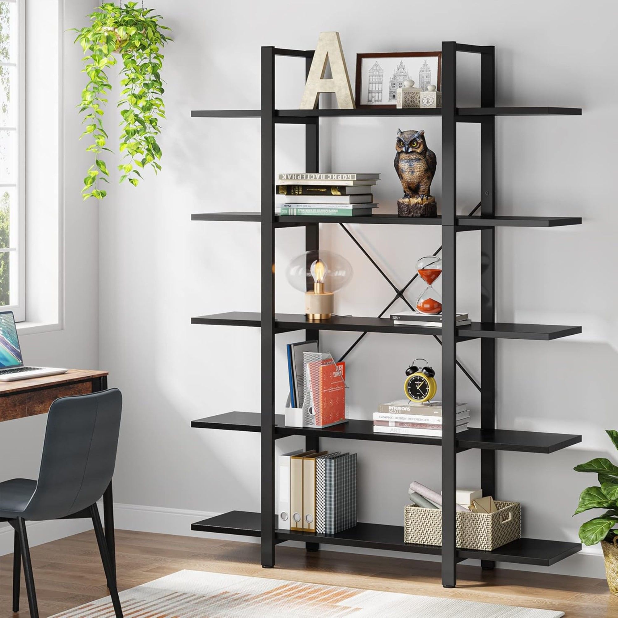 5 Tier Bookshelf For Home