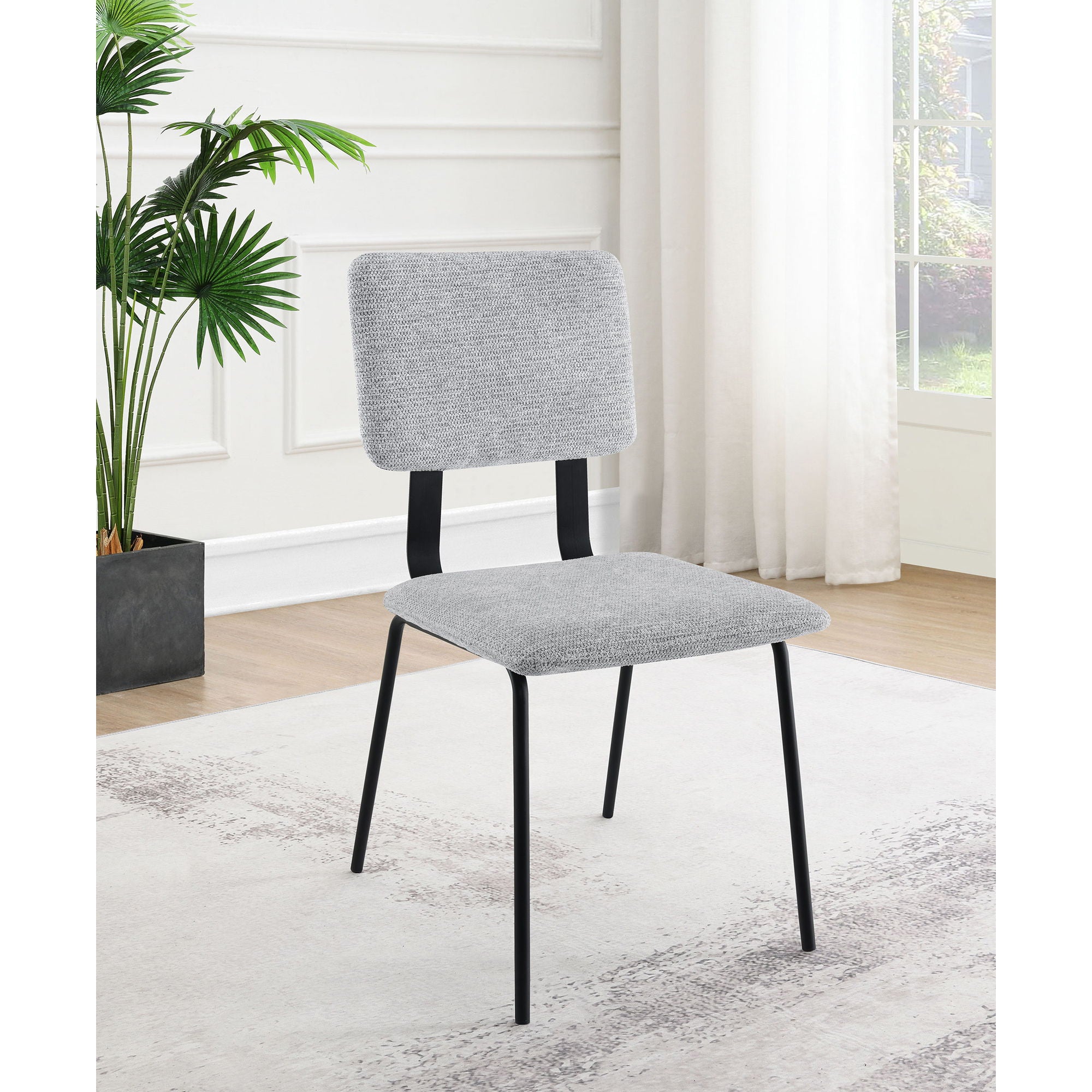 Valley - Upholstered Dining Side Chair (Set of 2) - Gray