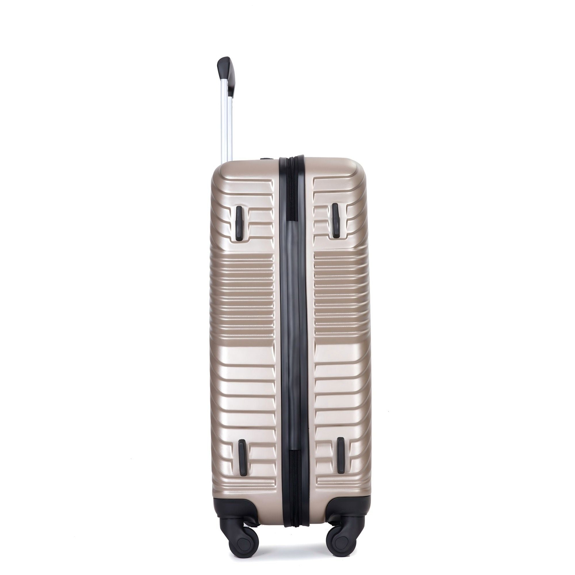 3 Piece Luggage Sets Lightweight Suitcase With Two Hooks, Spinner Wheels,