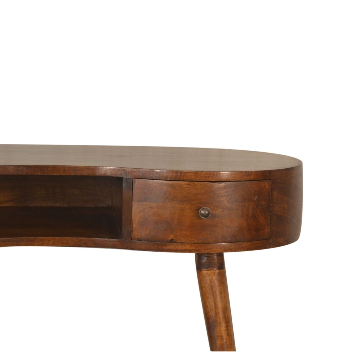 Rounded Writing Desk - Chestnut - Best Buy Furniture