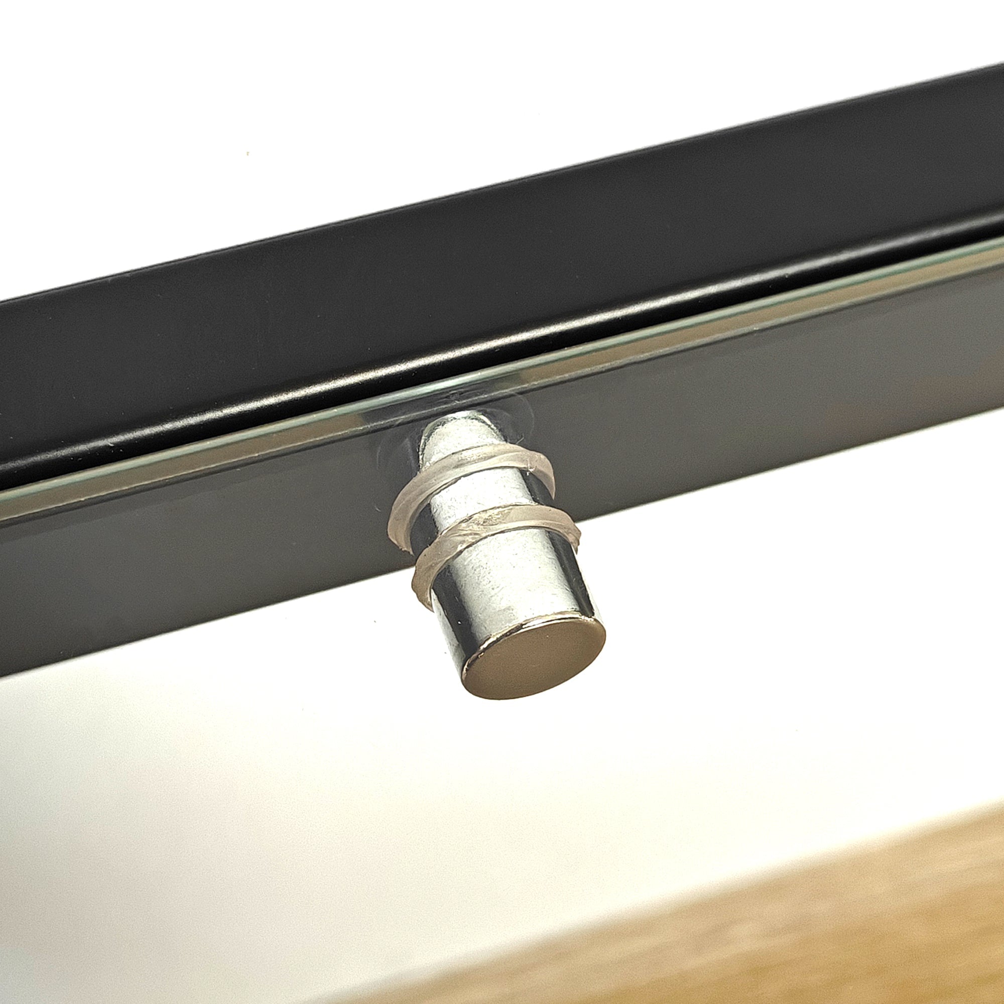 Set of 2 Modern End Tables with Drawer - Nightstands for Bedroom & Living Room