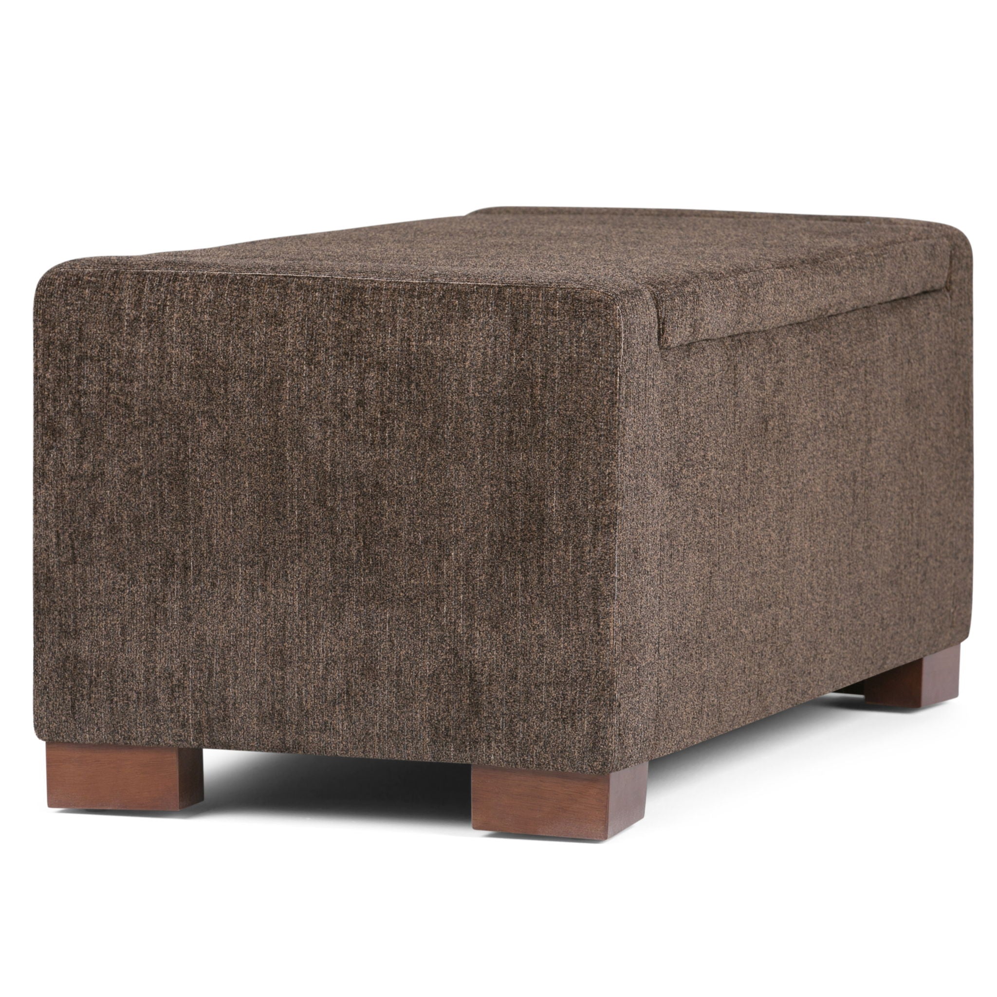 Bretton - Lift Top Storage Ottoman - Deep Umber Brown - Best Buy Furniture