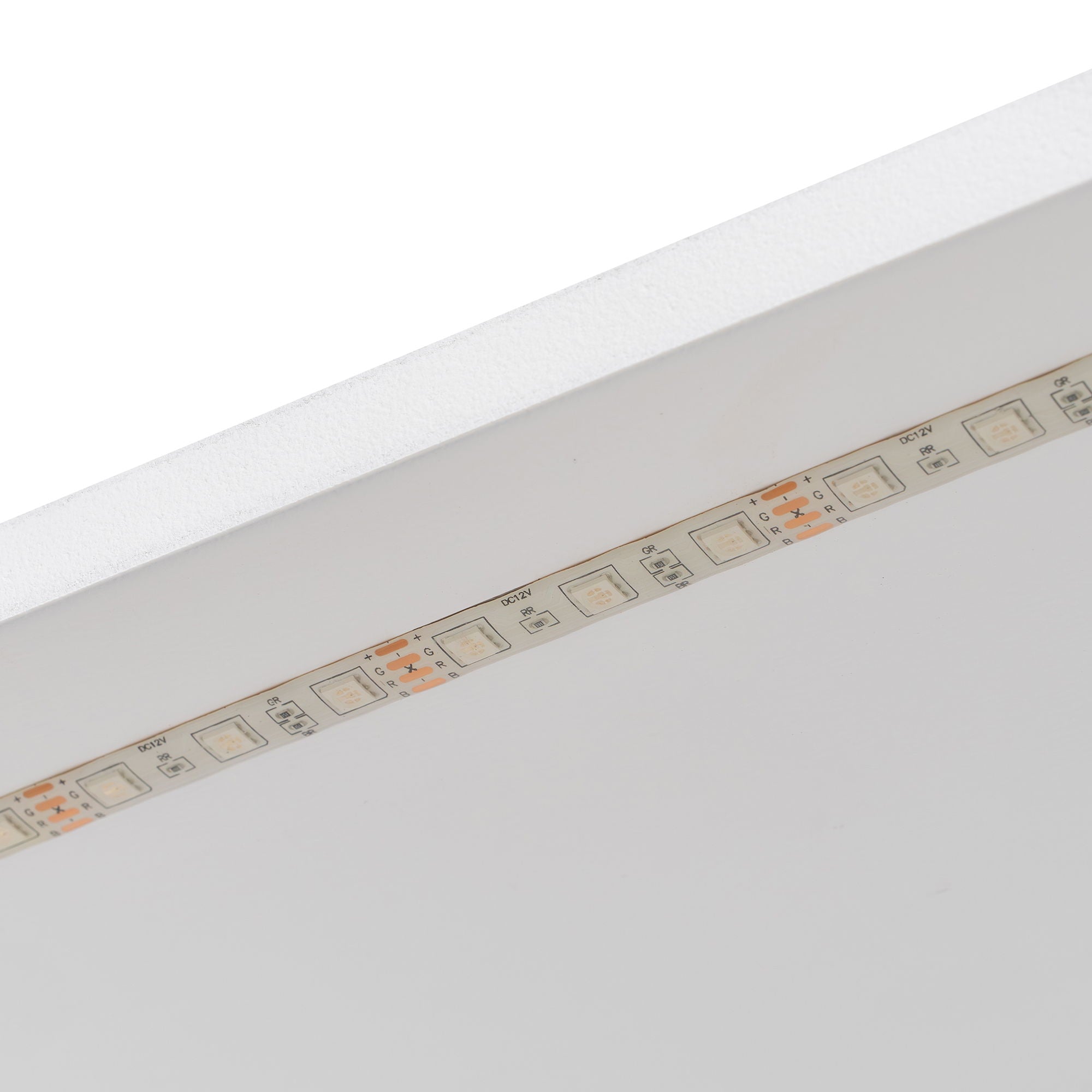 Platform Bed With Upholstered Headboard, Storage Shelves, Drawers, Charging Station, LED Lighting, Built In Desk