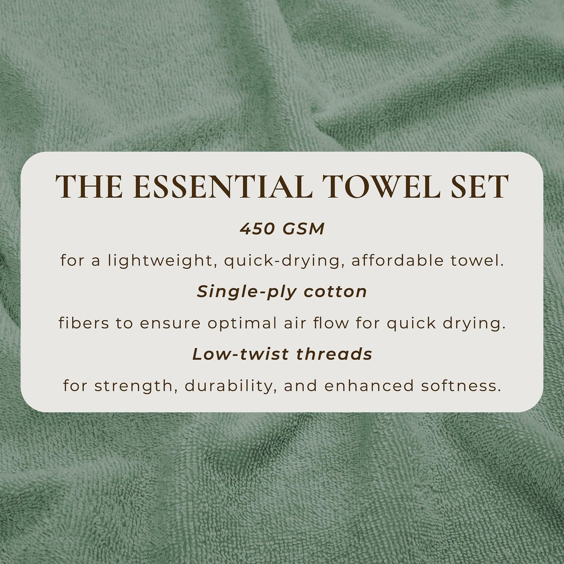 Cotton Terry Bath Towel Set - Cooper Collection - Best Buy Furniture