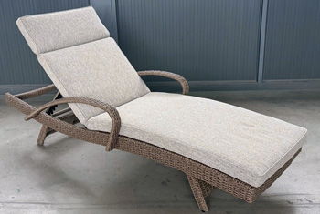 Laguna Heights - Chaise Lounge With Cushion - Beige - Best Buy Furniture