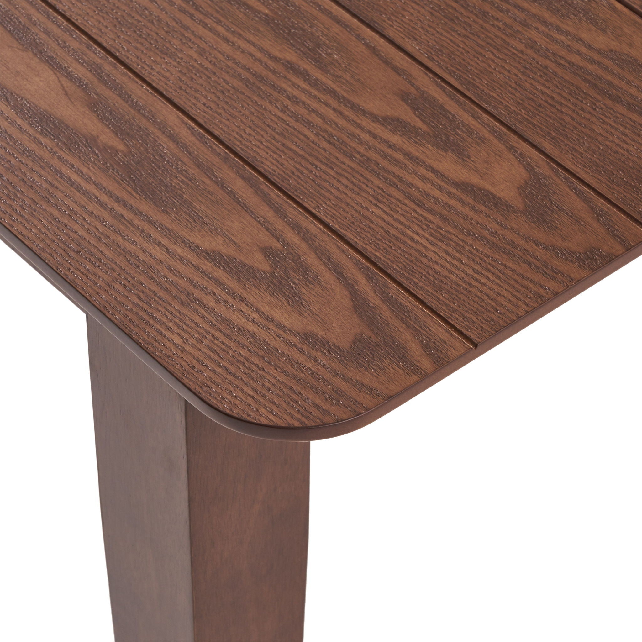 Farmhouse Charm Dining Table With Square Leg